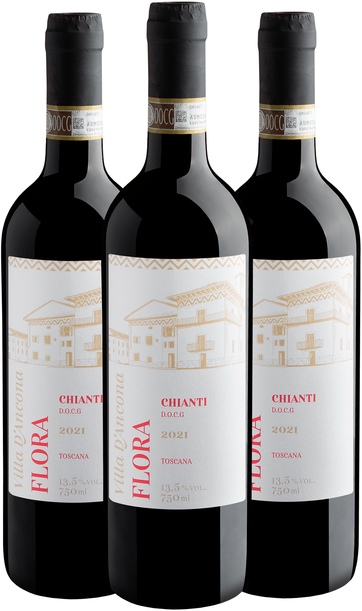 Kit 3 Villa D’Ancona Flora Chianti Putto DOCG