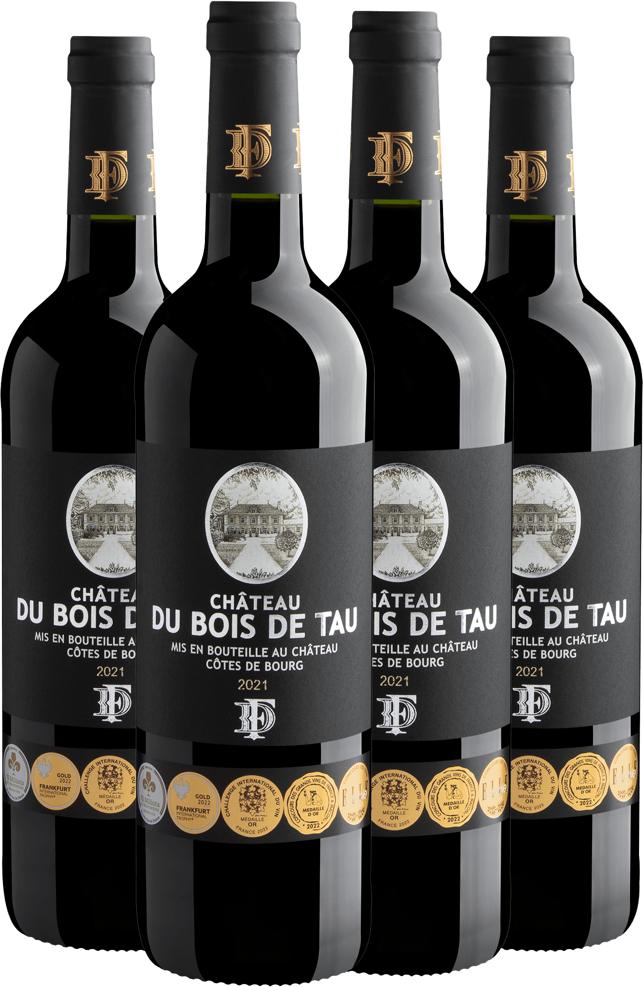 Kit 4 Château du Bois de Tau Côtes de Bourg