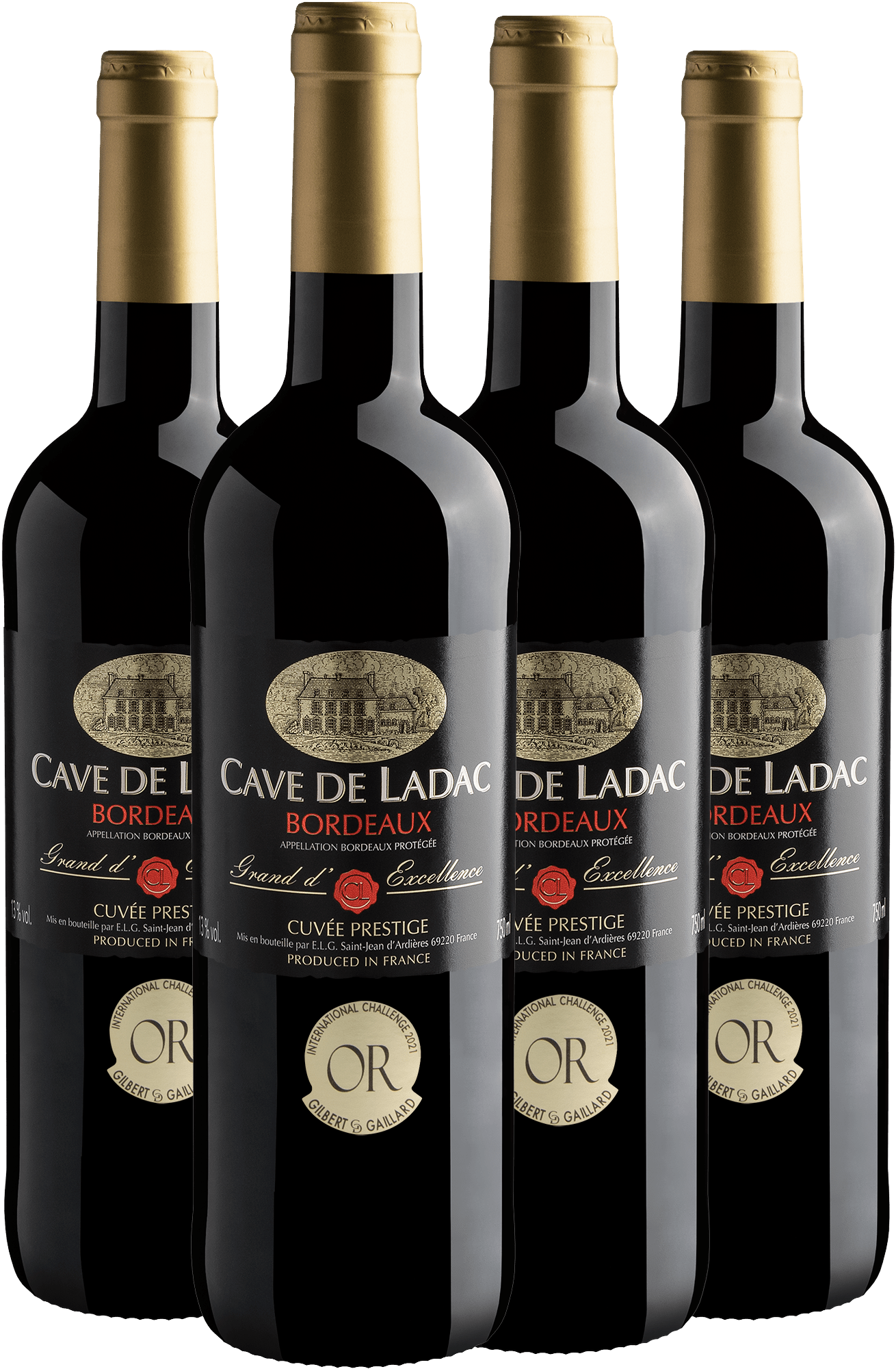 Kit 4 Cave de Ladac Bordeaux 2021
