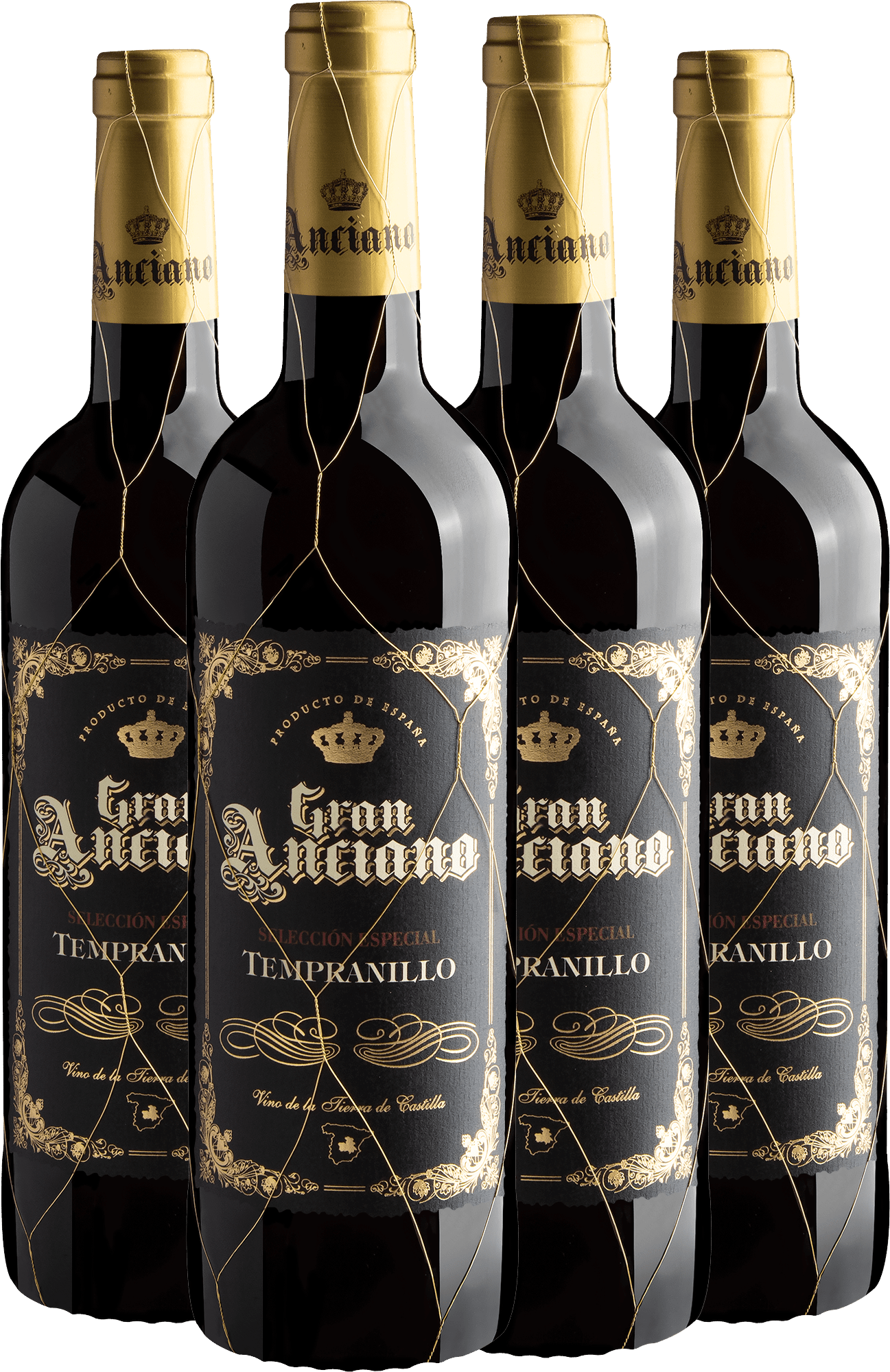 Kit 4 Gran Anciano Seleccion Especial Tempranillo por R$59,90 cada garrafa