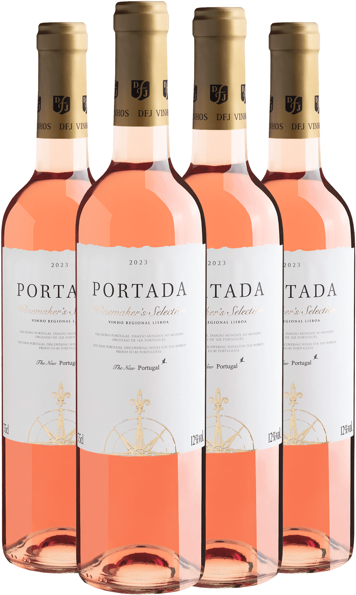 Kit 4 Portada Winemaker's Selection Rosé por R$54,90 cada garrafa