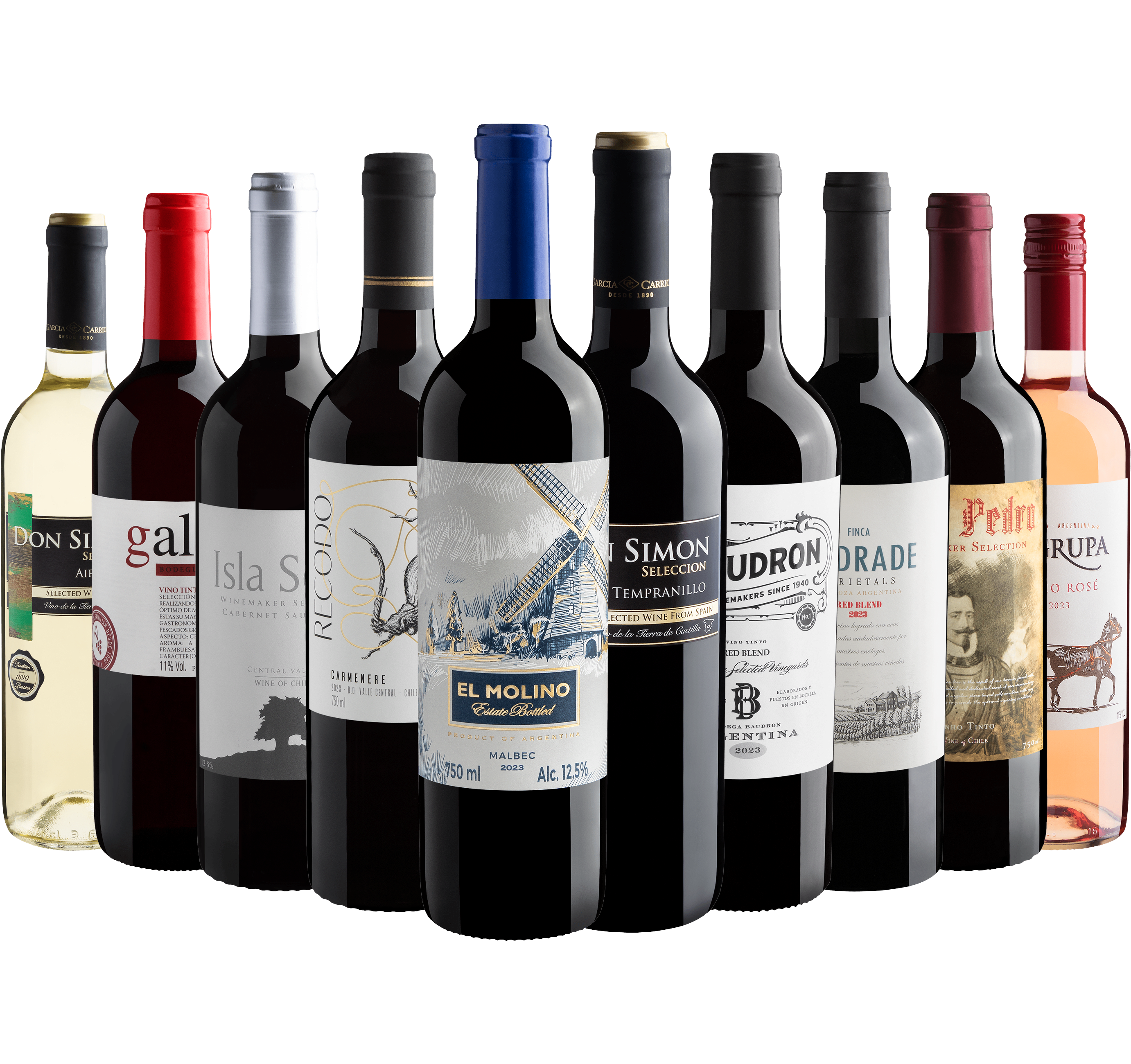 Kit 10 Vinhos por R$24,90 cada garrafa + Frete Grátis*