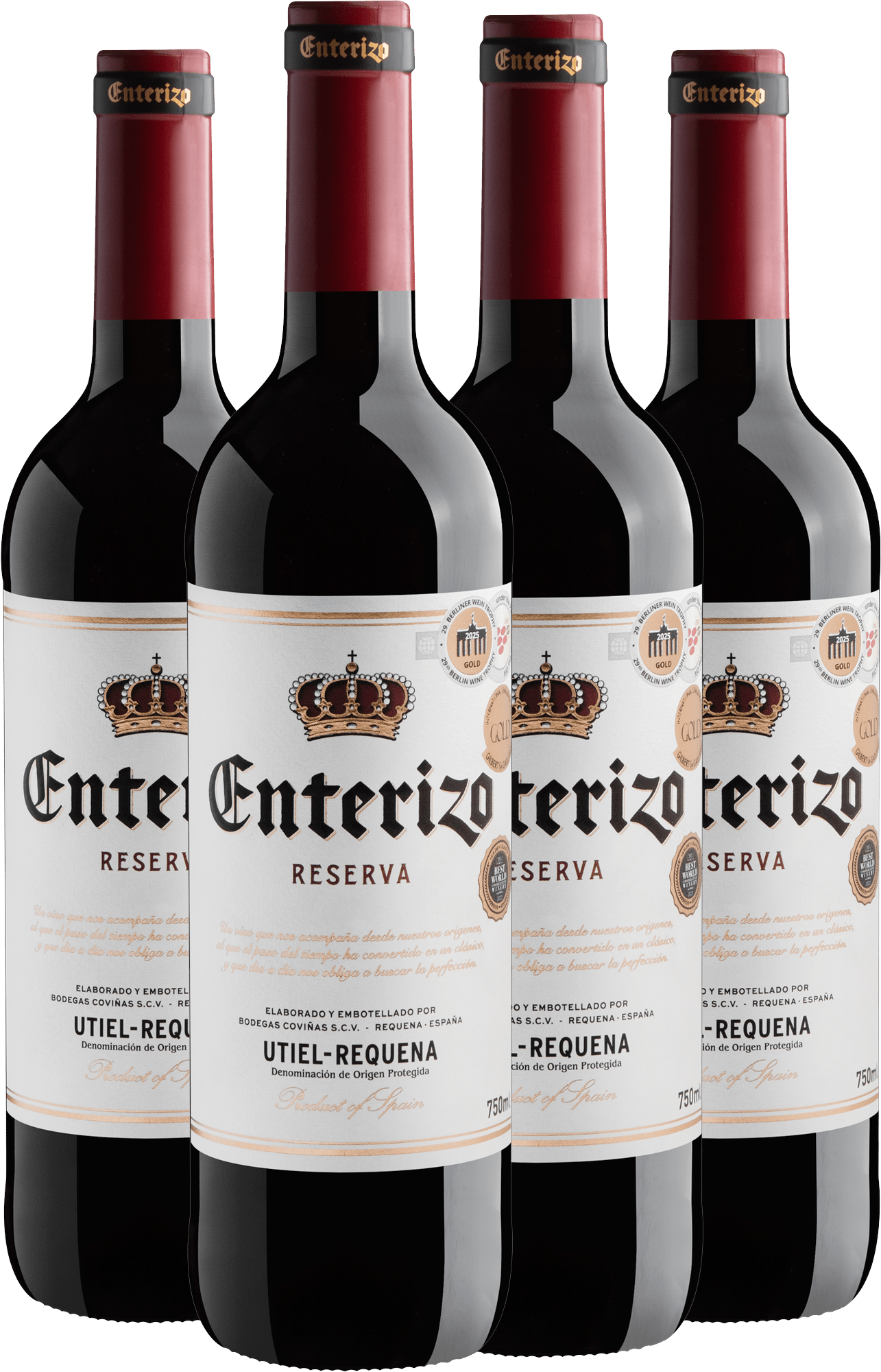 Kit 4 Enterizo Reserva Utiel-Requena DOP por R$49,90 cada garrafa + Frete Grátis*