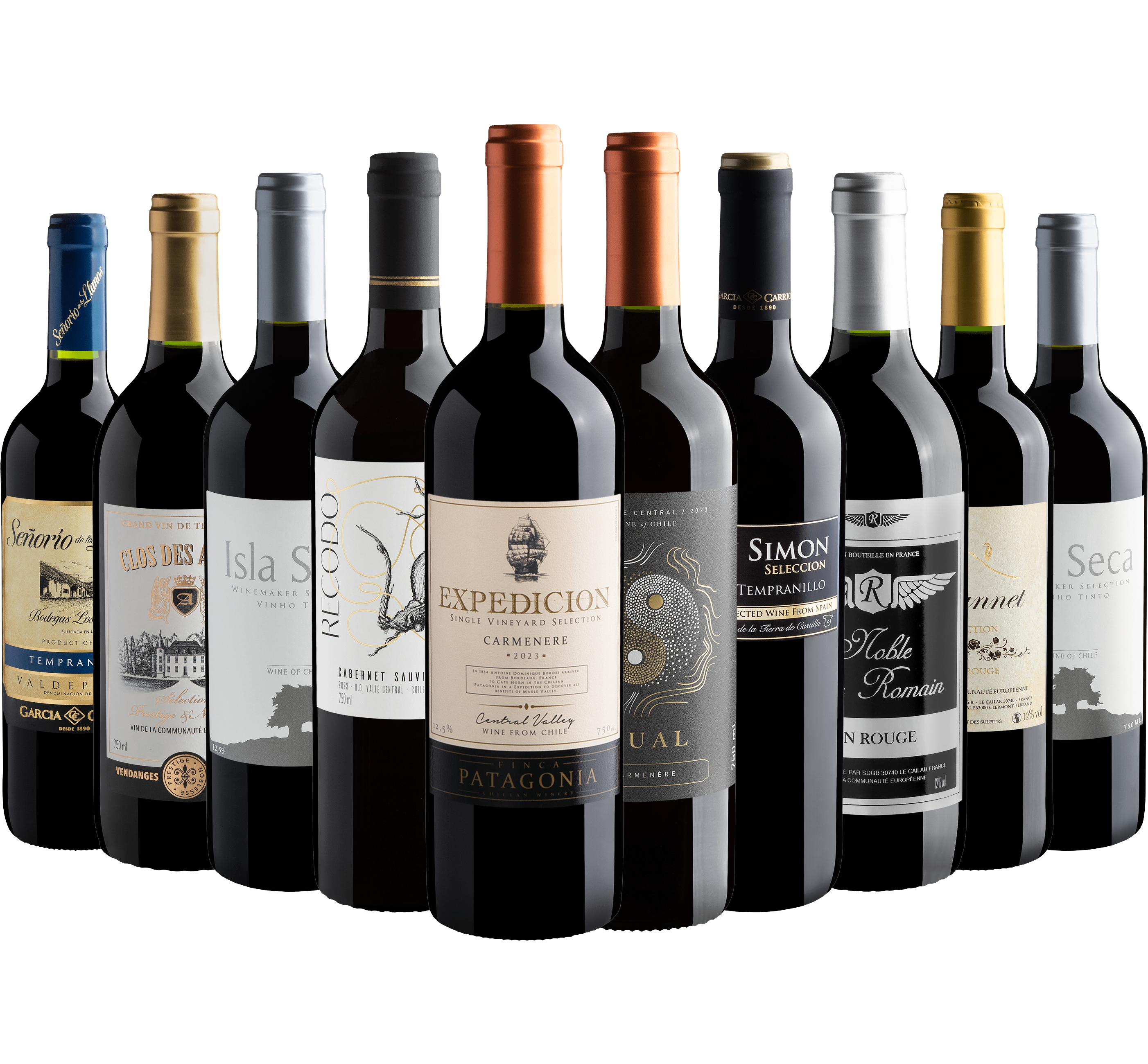 Kit 10 Vinhos por R$24,90 cada garrafa + Frete Grátis*