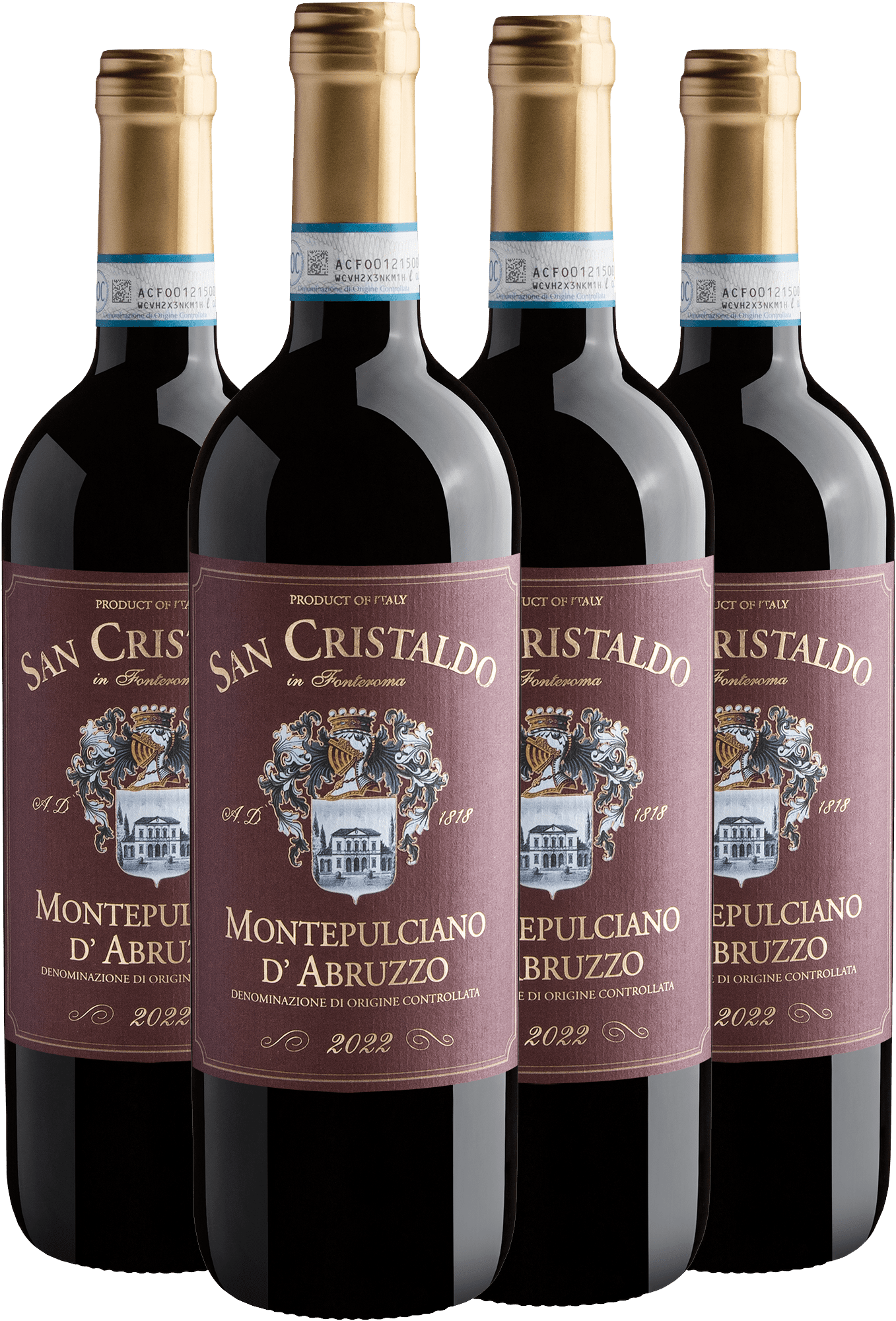 Kit 4 San Cristaldo Montepulcciano por R$54,90 cada garrafa