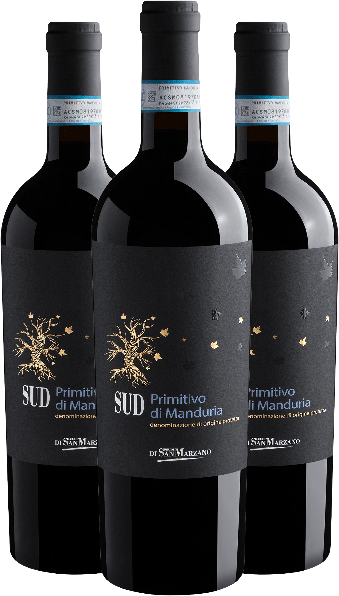Kit 3 Sud Primitivo di Manduria por R$107,92 cada garrafa com cupom