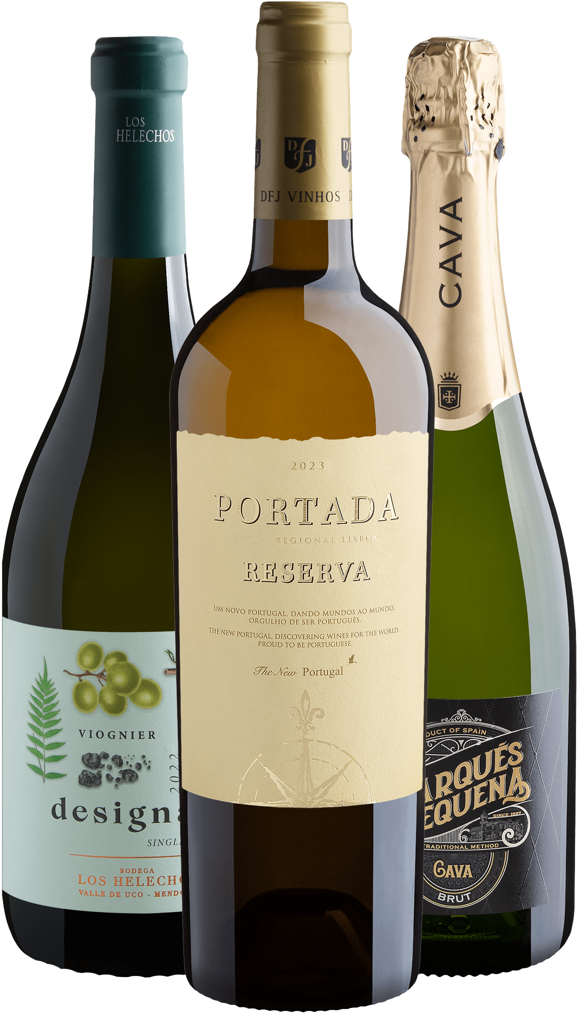 Kit 3 Vinhos Premium Refrescantes