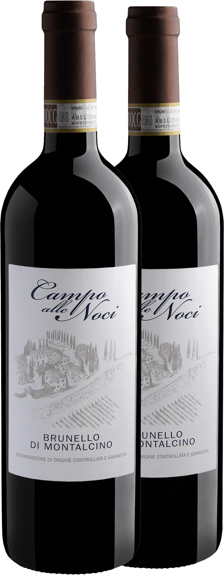Kit 2 Campo Alle Noci Brunello di Montalcino DOCG por R$359,90 cada garrafa