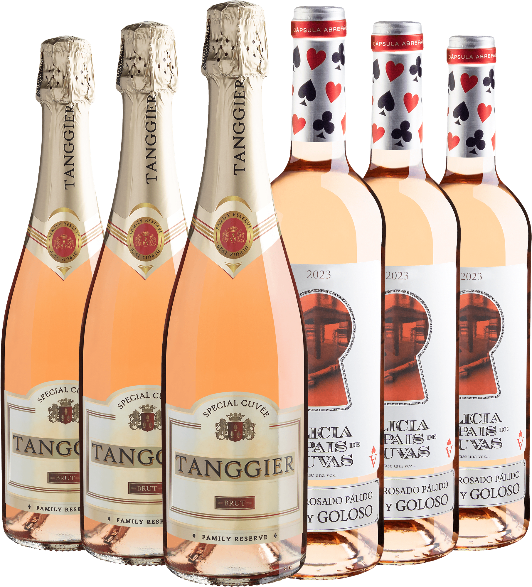 Kit 3 Alicia en el Pais de Las Uvas + 3 Tanggier Brut por R$39,90 cada garrafa