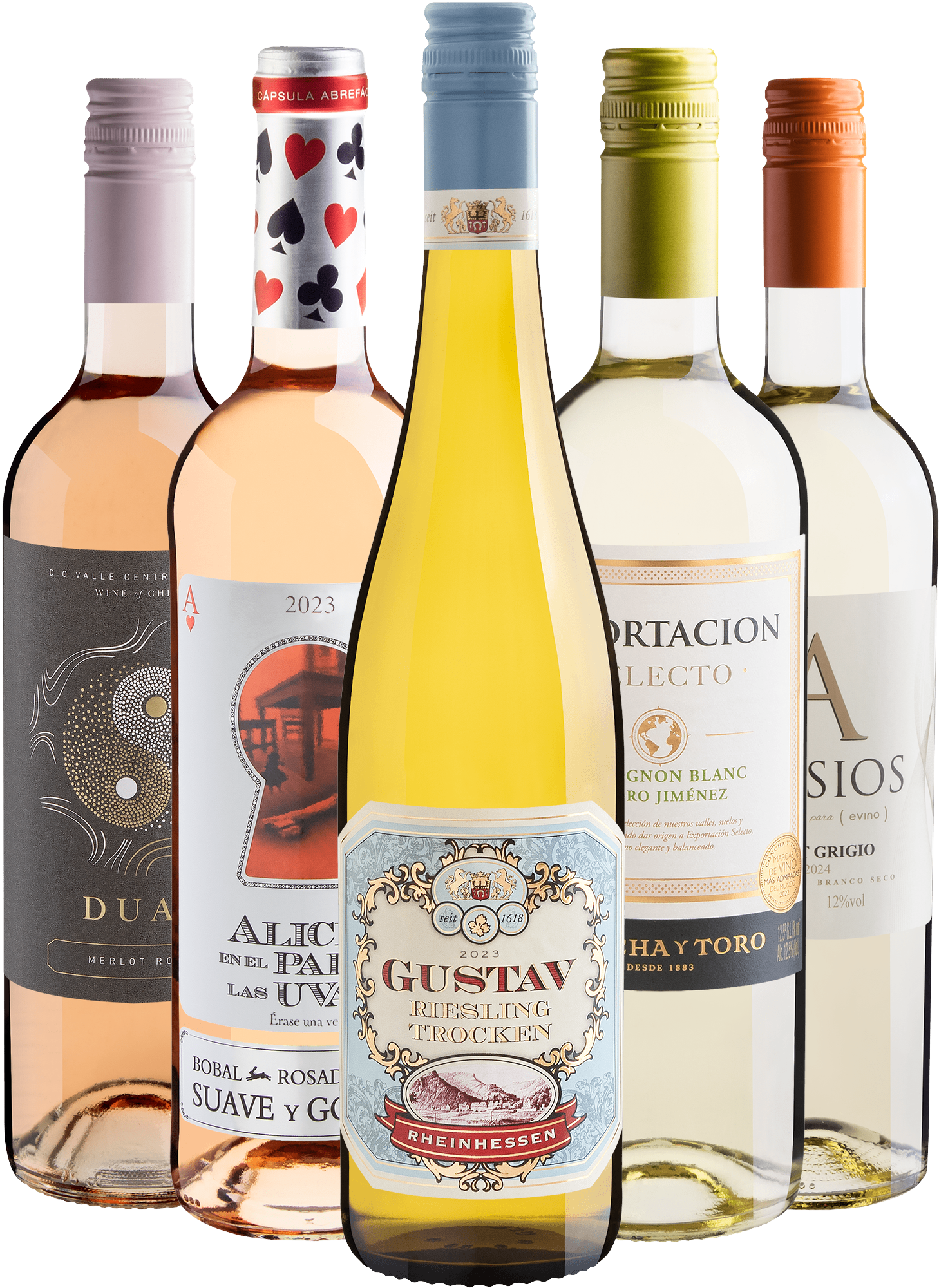 Kit Brancos e Rosés Mais Pedidos | 5 garrafas por R$39,90 cada