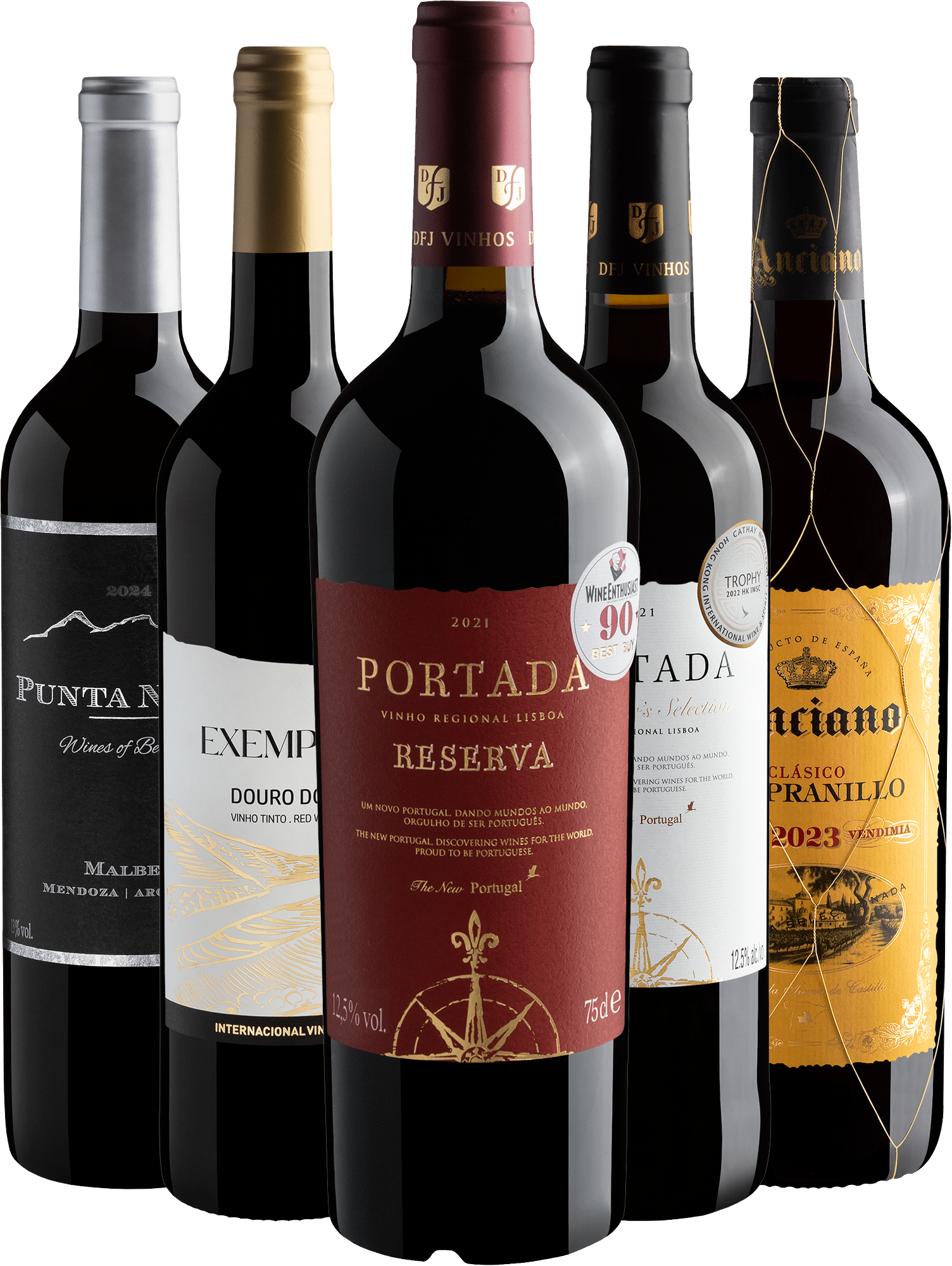 Kit Sucessos da Evino | 5 garrafas por R$44,90 cada + Frete Grátis*