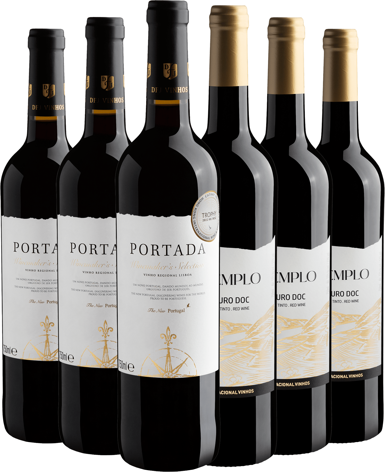 Kit Vinhos Portugueses Best Sellers | 6 garrafas por R$42,90 cada*