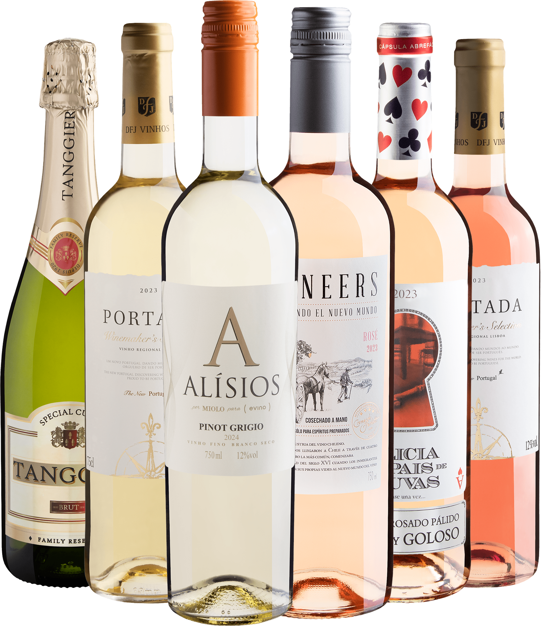 Kit 6 Vinhos Refrescantes com Portada por R$39,90 cada garrafa