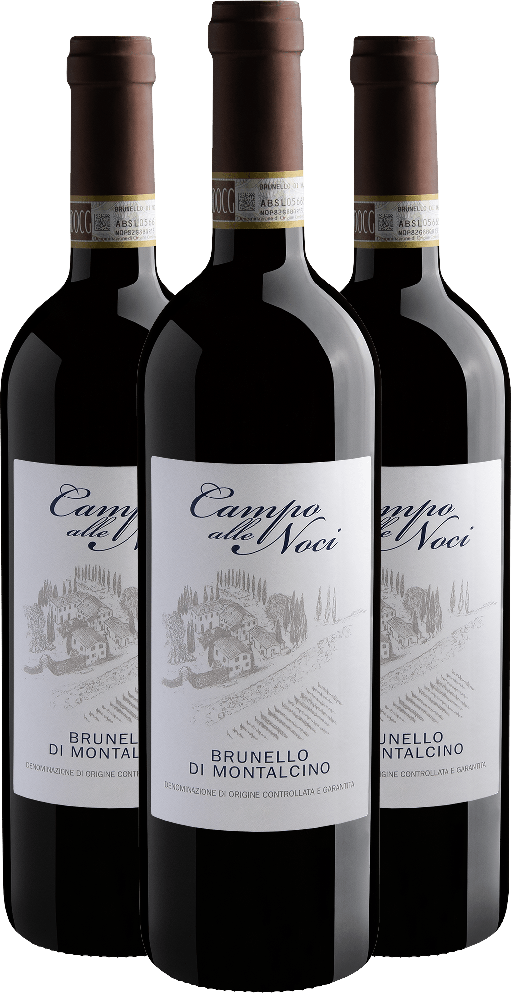 Kit 3 Campo Alle Noci Brunello di Montalcino DOCG por R$299,90 cada garrafa