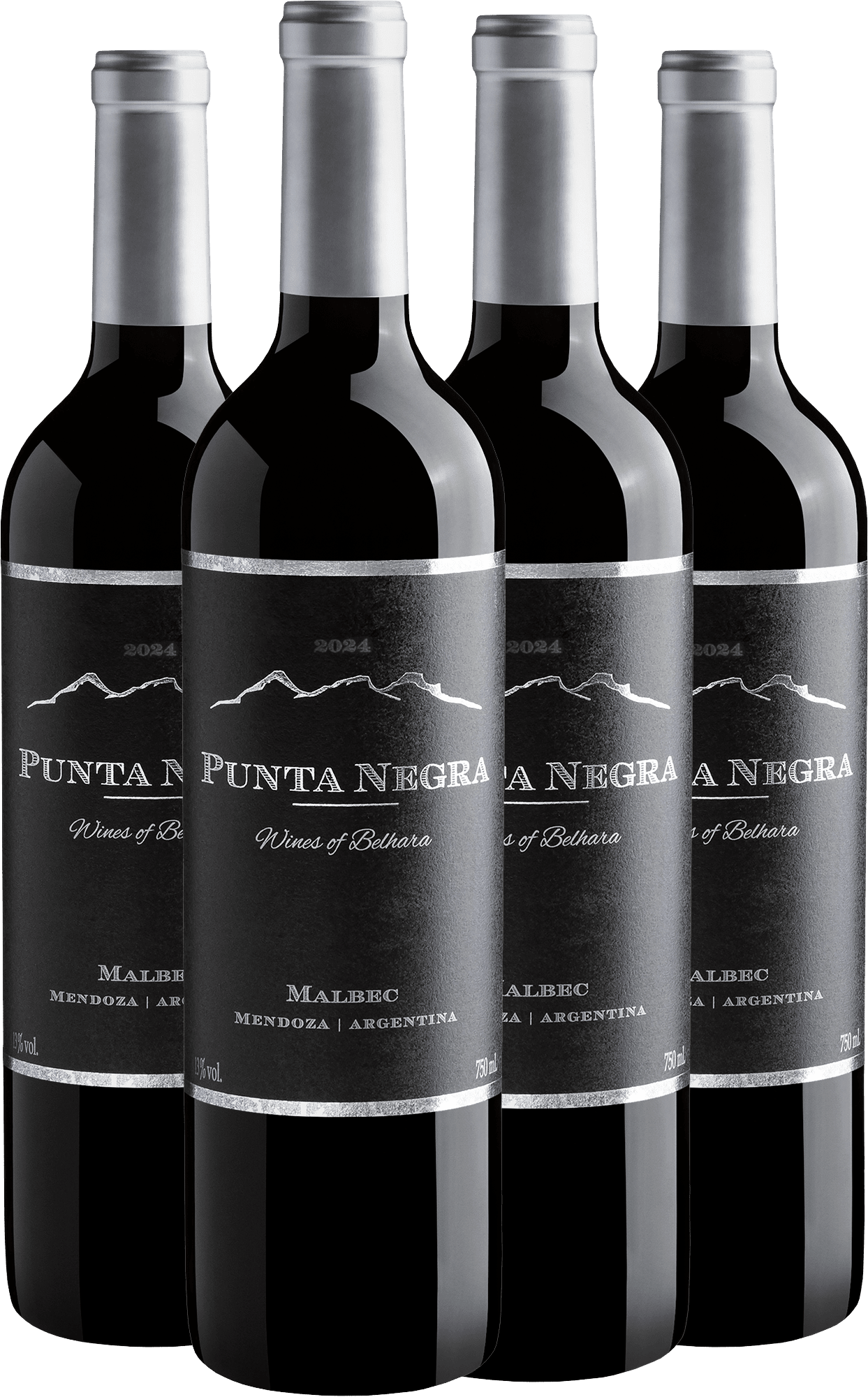 Kit 4 Punta Negra Wines of Belhara Malbec
