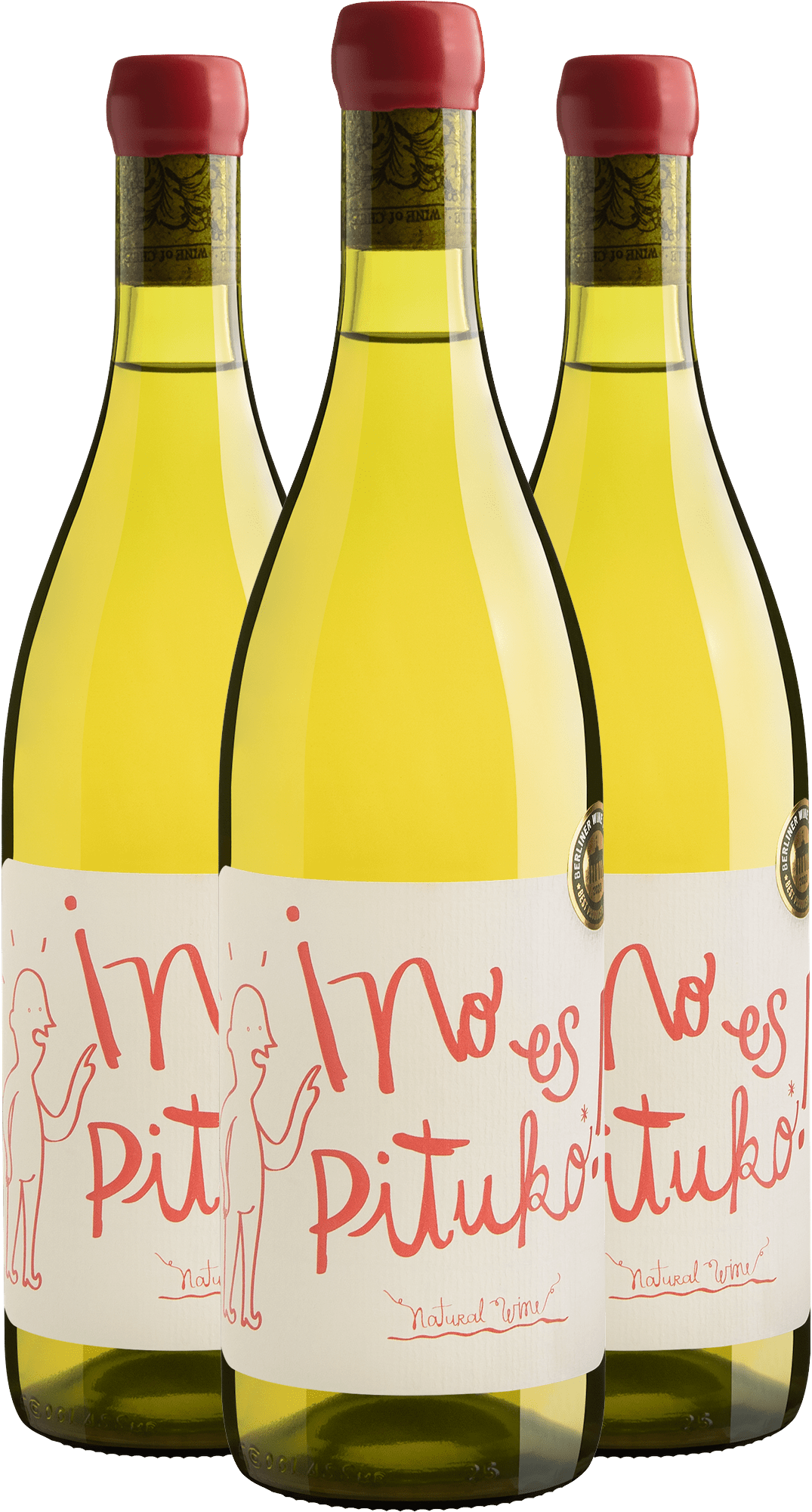Kit 3 No es Pituko Chardonnay