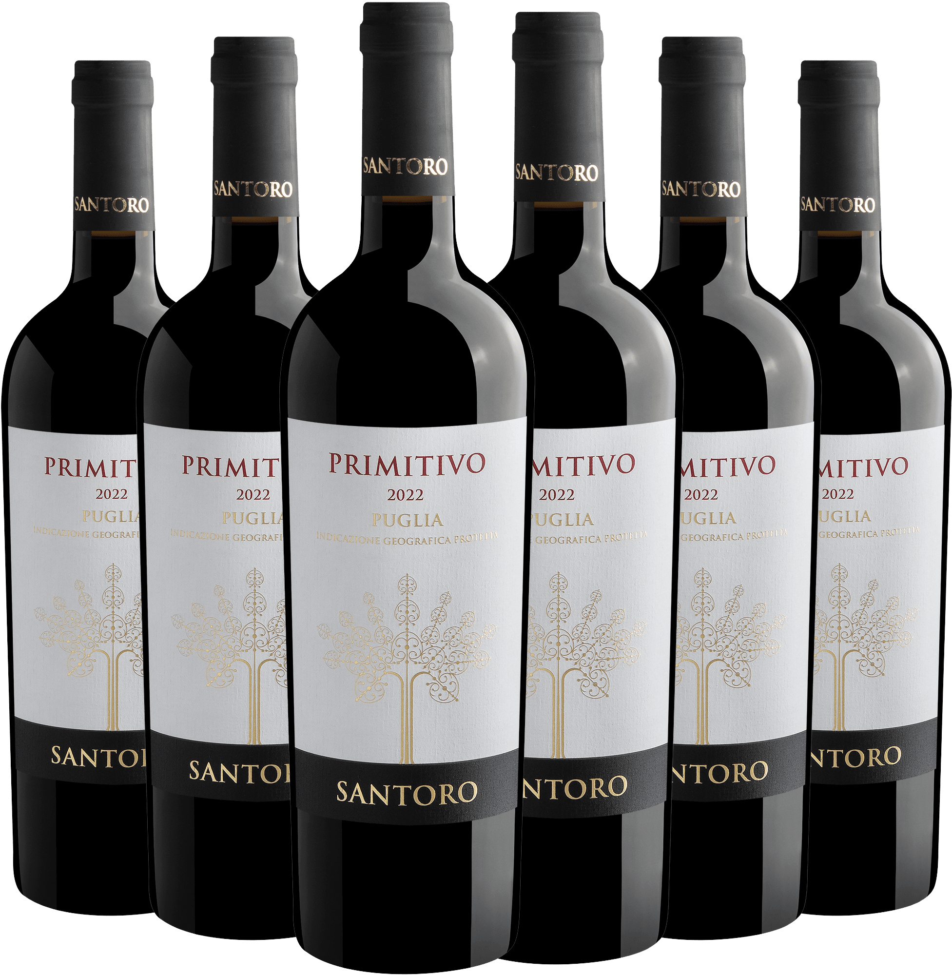 Kit 6 Santoro Primitivo Puglia IGP por R$49,90 cada