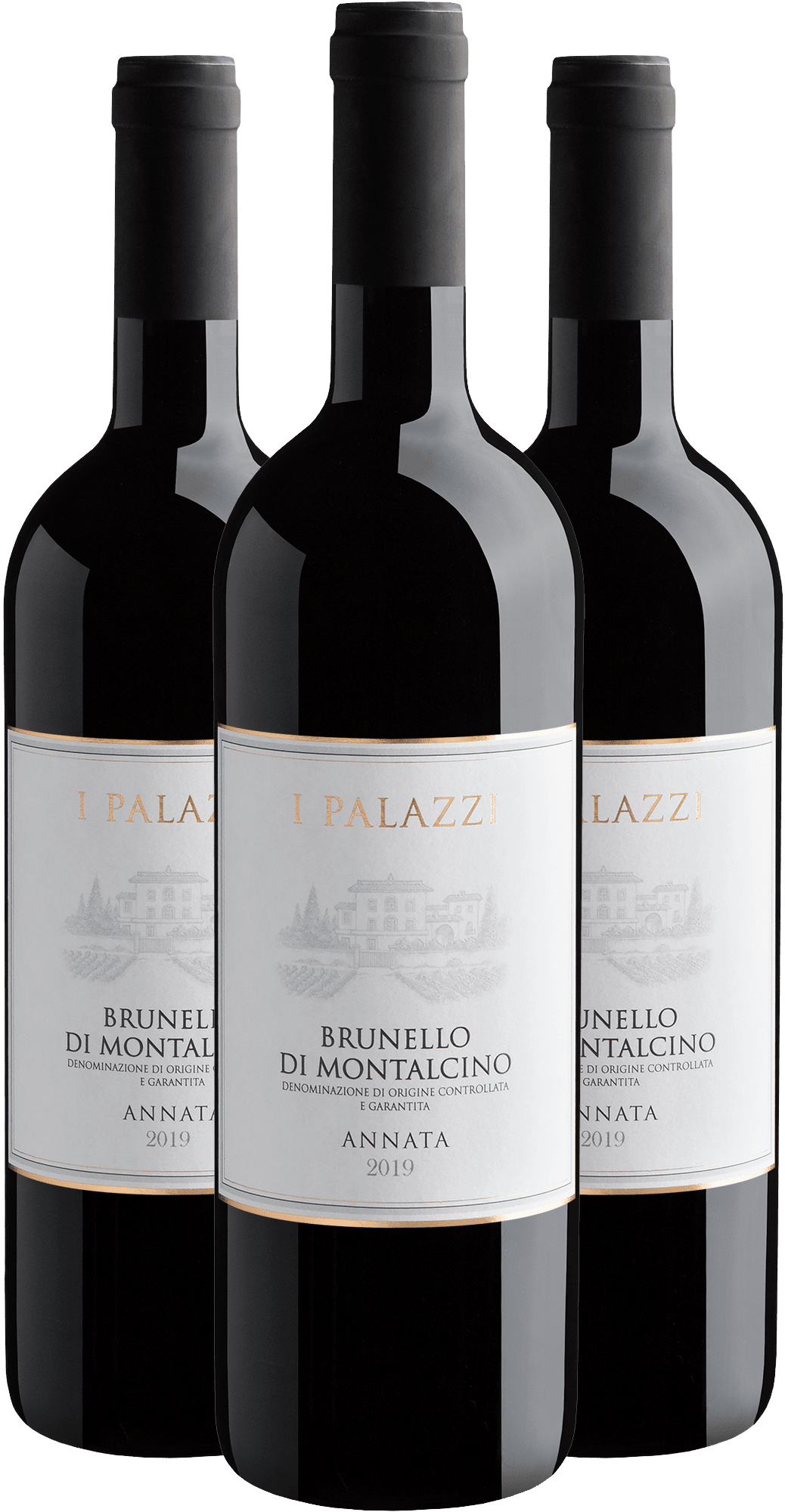 Kit 3 I Palazzi Brunello di Montalcino DOCG por R$333,30 cada garrafa