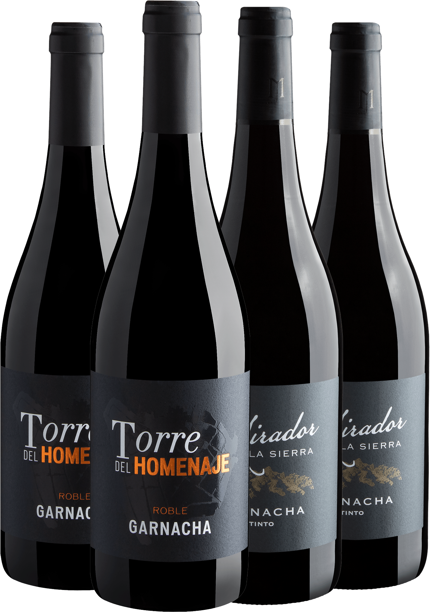 Kit Garnacha | 2 Torre del Homenaje + 2 Mirador de La Sierra por R$35,91 cada garrafa com cupom