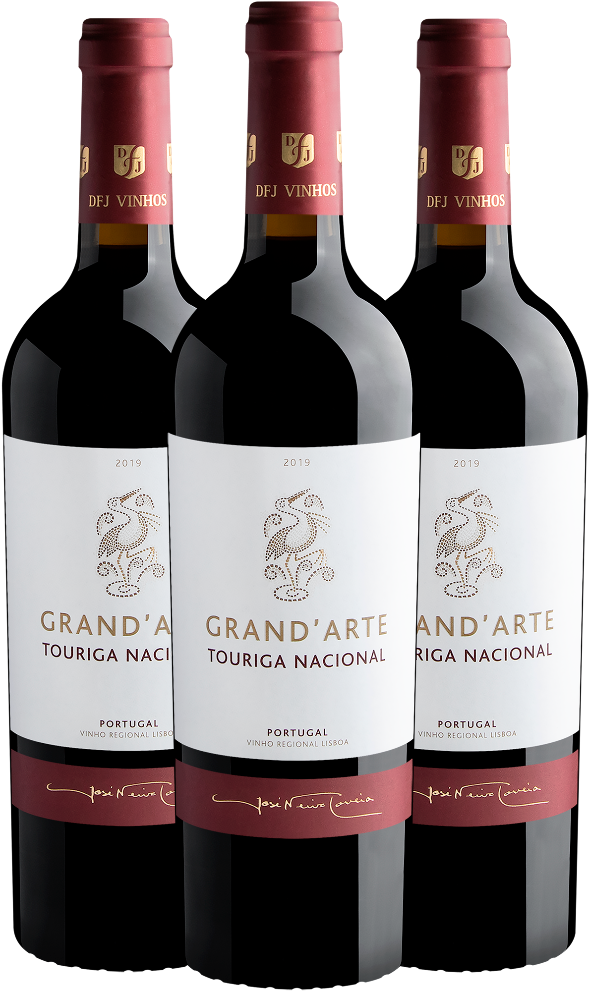 Kit 3 Grand'Arte Touriga Nacional Vinho Regional Lisboa por R$63,92 cada garrafa com cupom