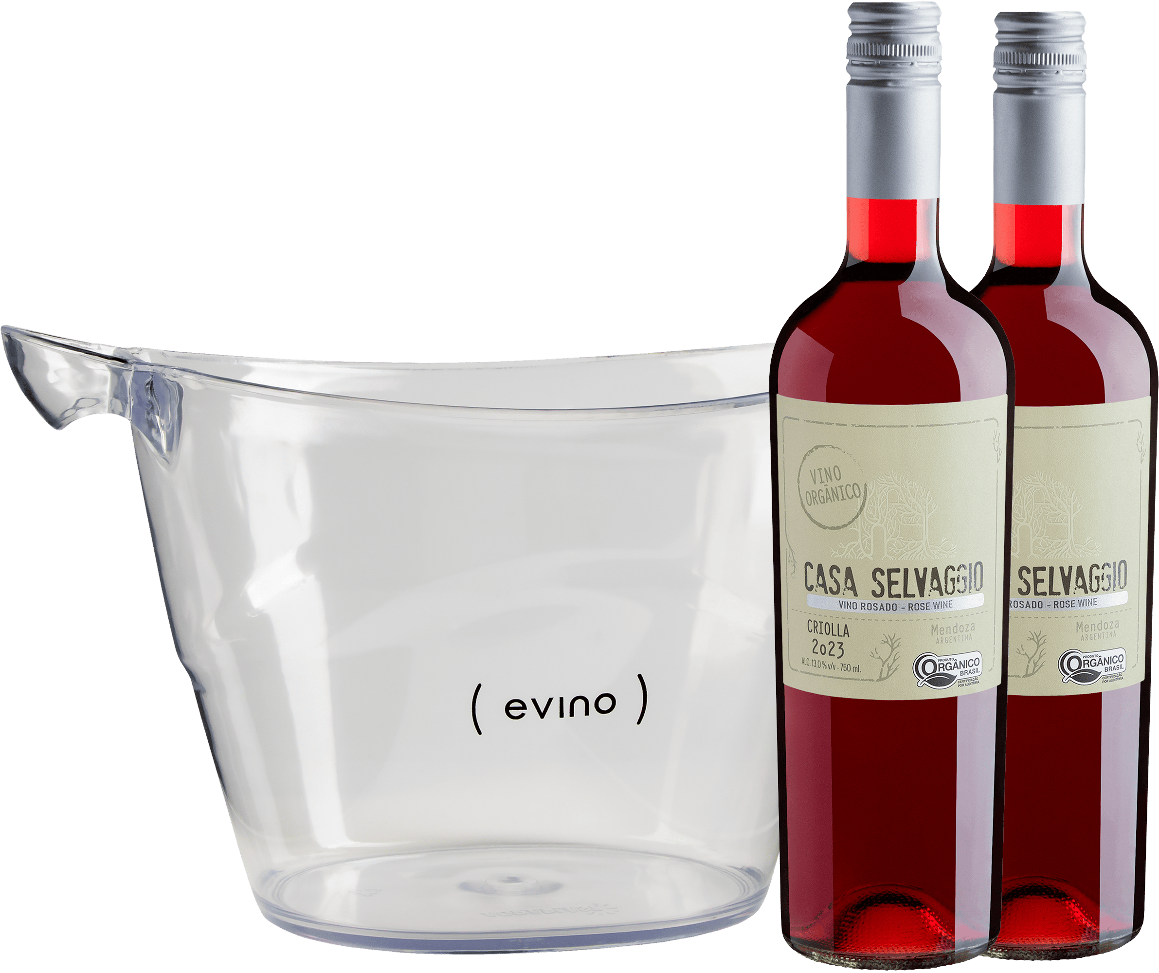 Kit Casa Selvaggio Criolla Vino Orgânico + Champanheira + Frete Grátis*
