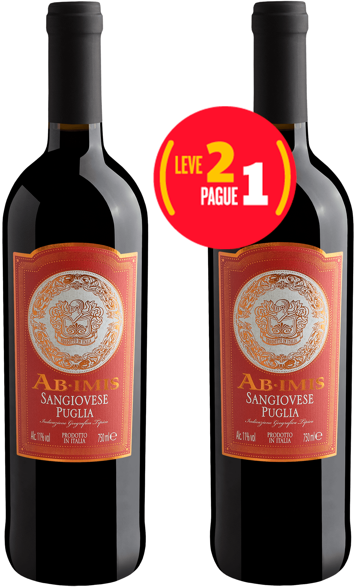 Leve 2 Pague 1 Ab-Imis Sangiovese Puglia
