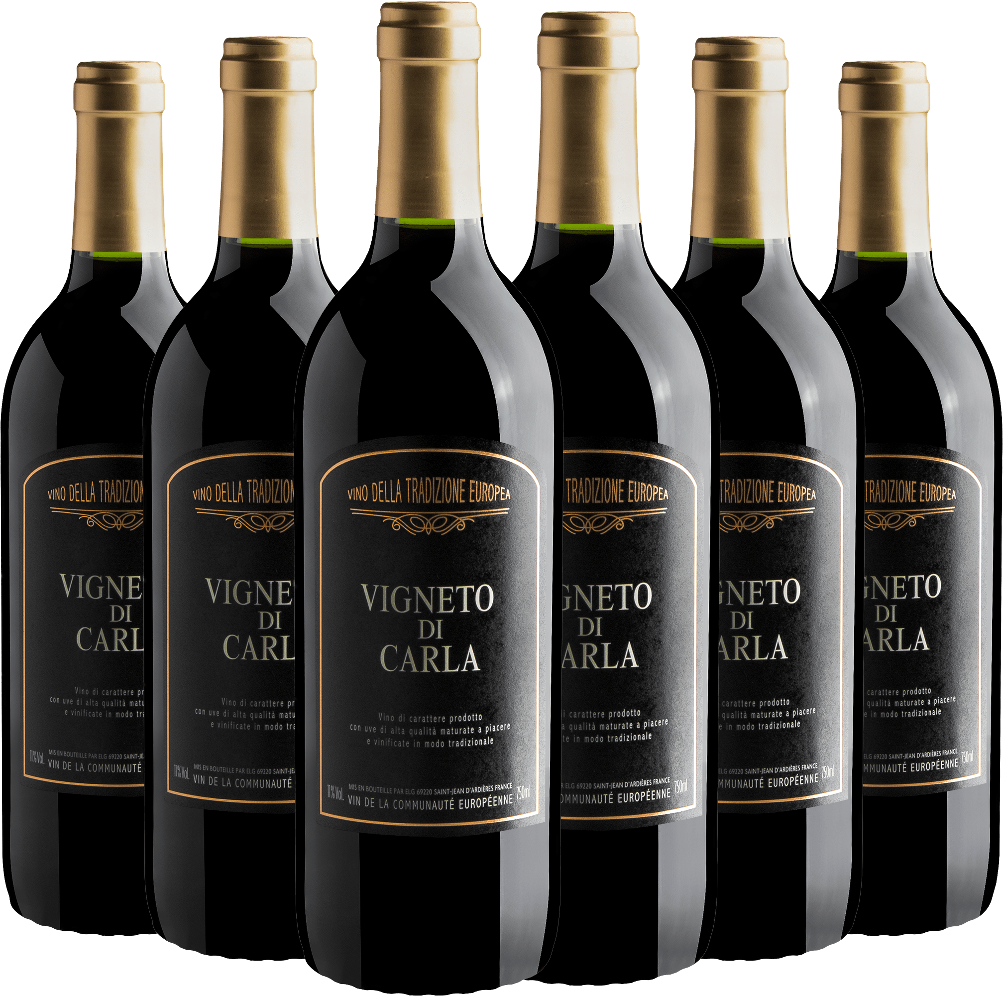 Kit 6 Vigneto di Carla por R$22,90 cada garrafa*
