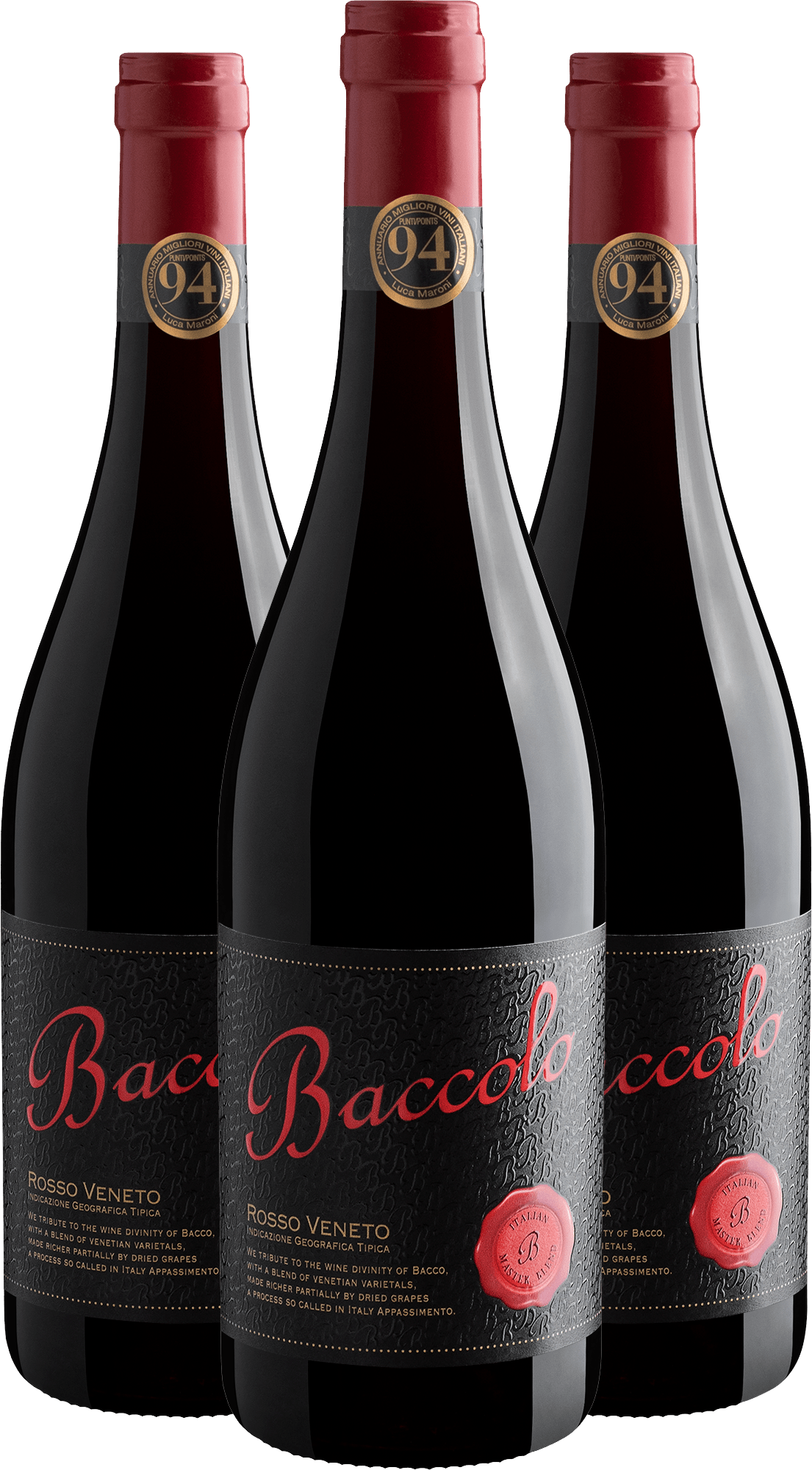 Kit 3 Baccolo Appassimento Rosso Veneto IGT