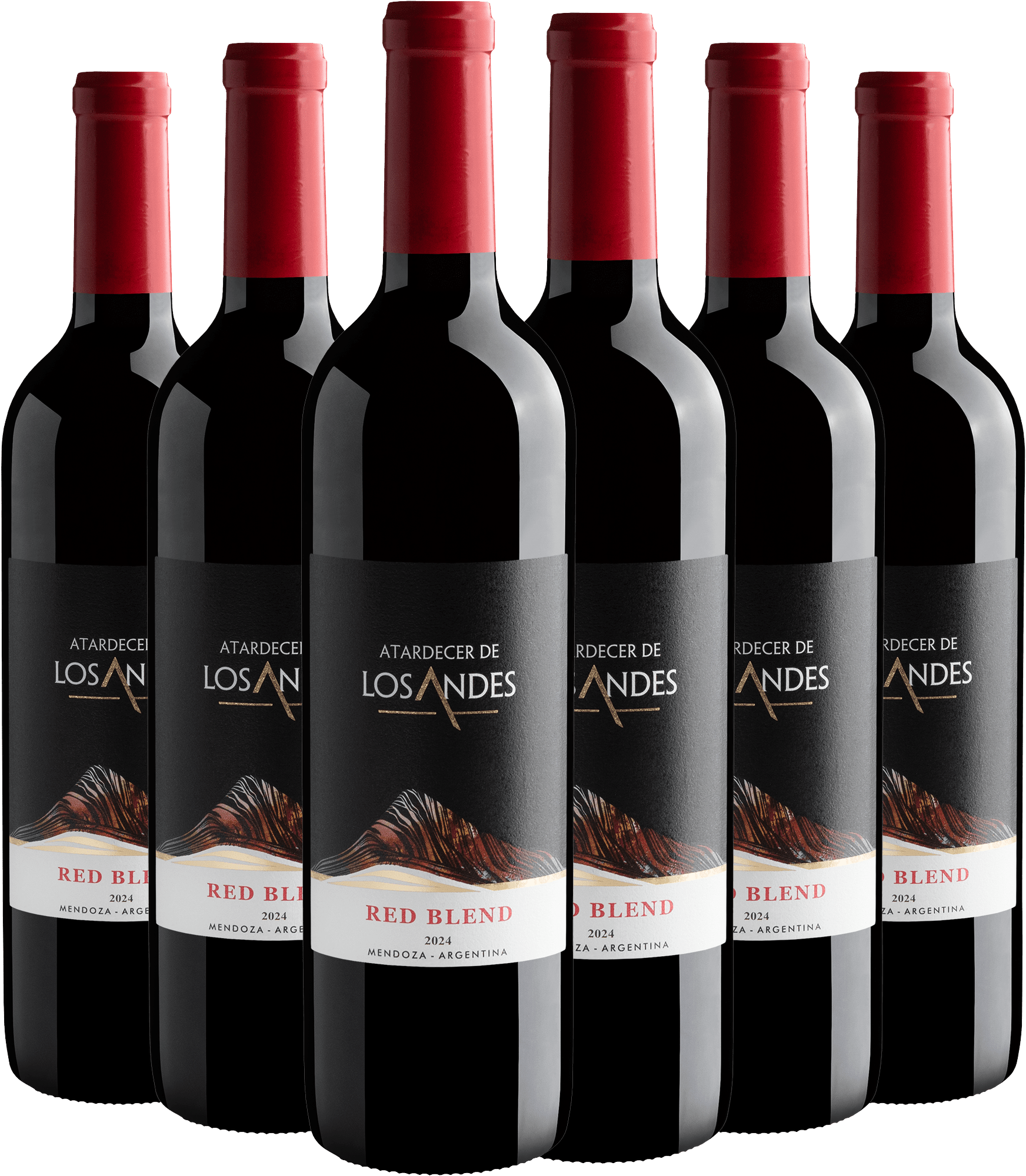 Kit 6 Atardecer de Los Andes Red Blend