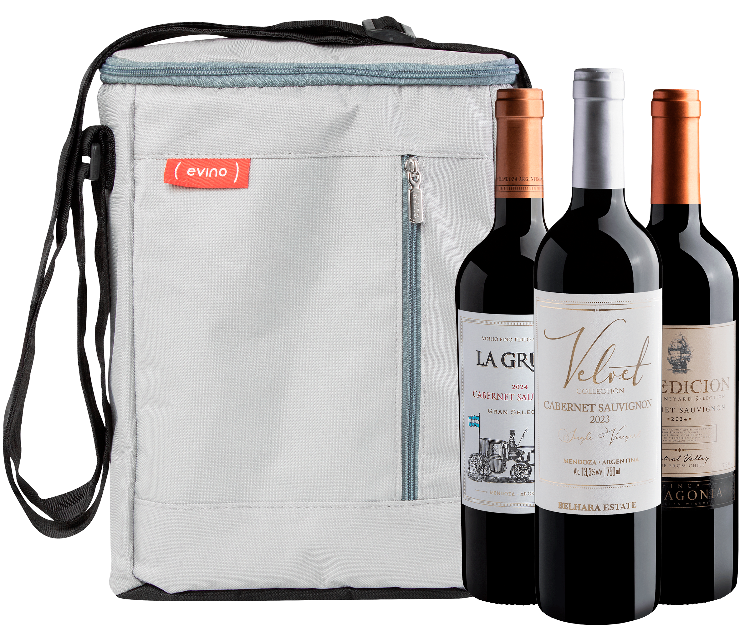 Kit 3 Cabernets Sauvignons + Bolsa Térmica*