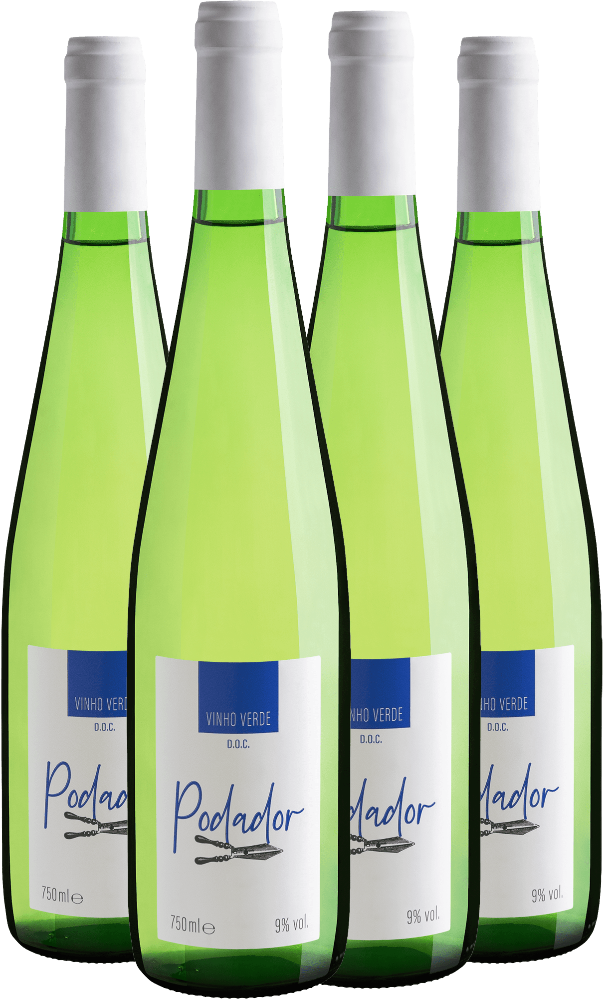 Kit 4 Podador Vinho Verde DOC