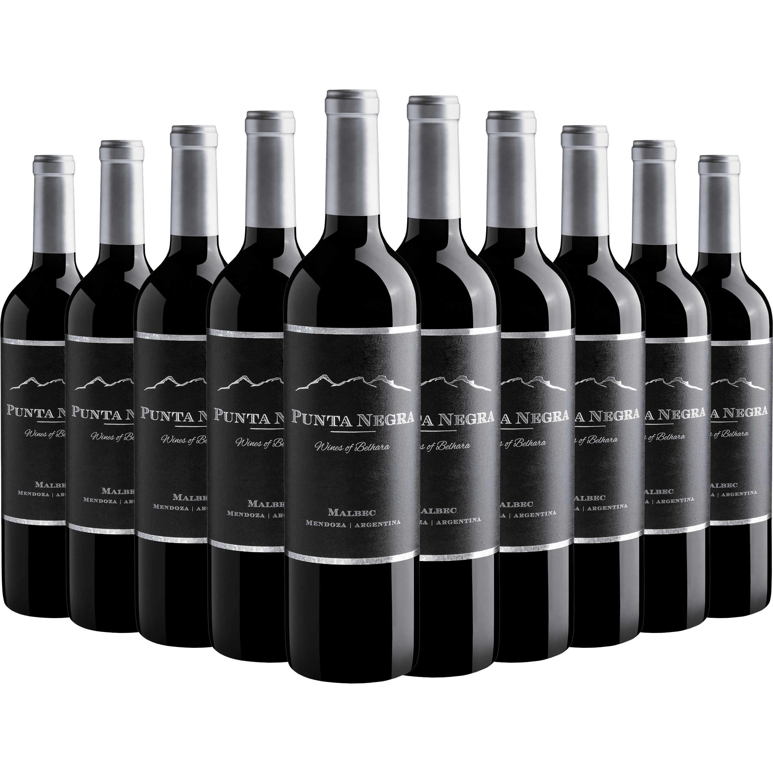 Kit 10 Punta Negra Wines of Belhara Malbec*