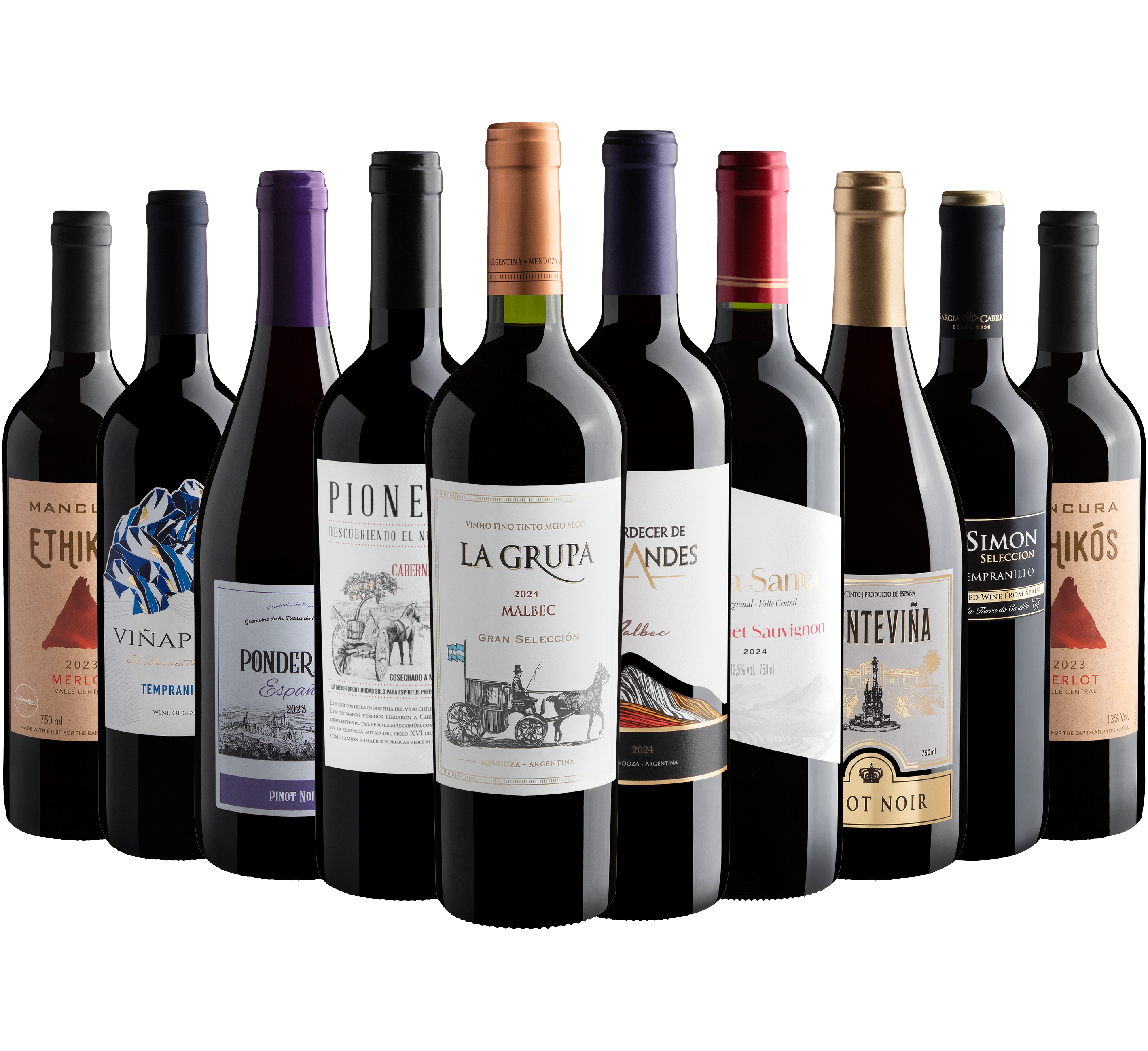 Kit Uvas Ícones | 10 garrafas por R$28,90 cada