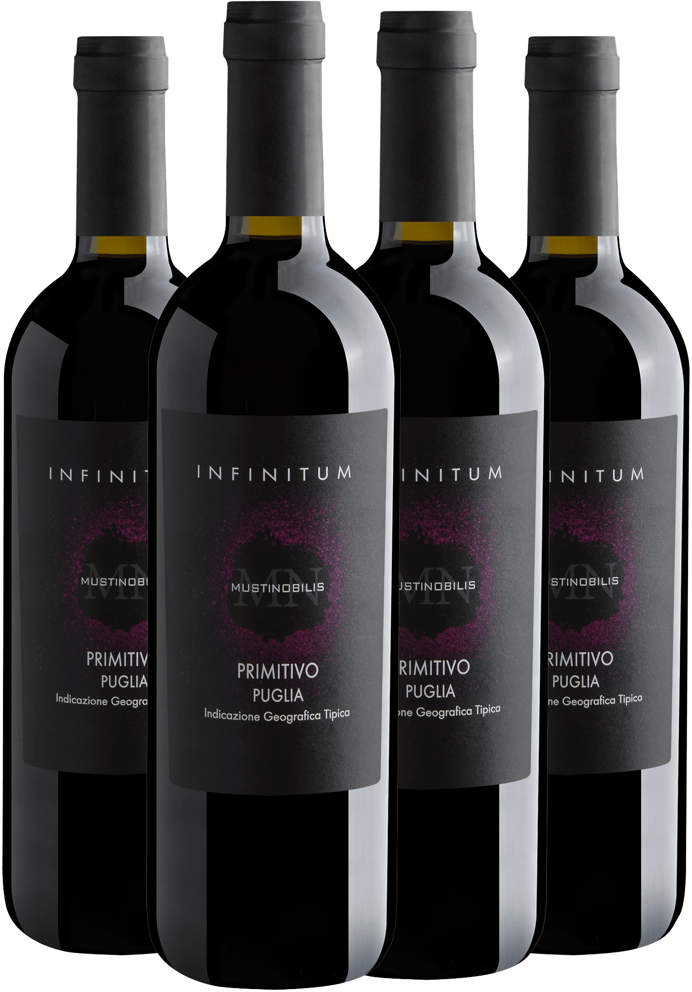 Kit 4 Infinitum Primitivo Puglia IGT por R$64,90 cada garrafa