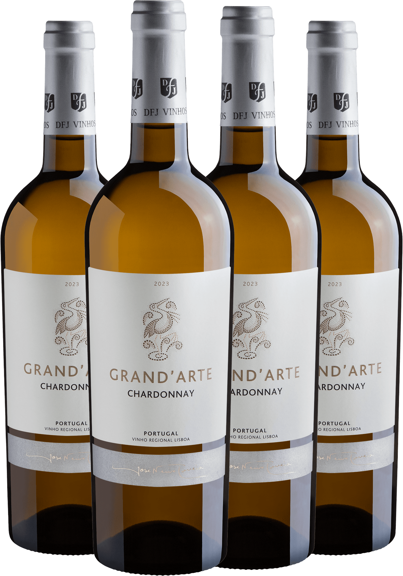 Kit 4 Grand'Arte Chardonnay Vinho Regional Lisboa por R$69,90 cada garrafa