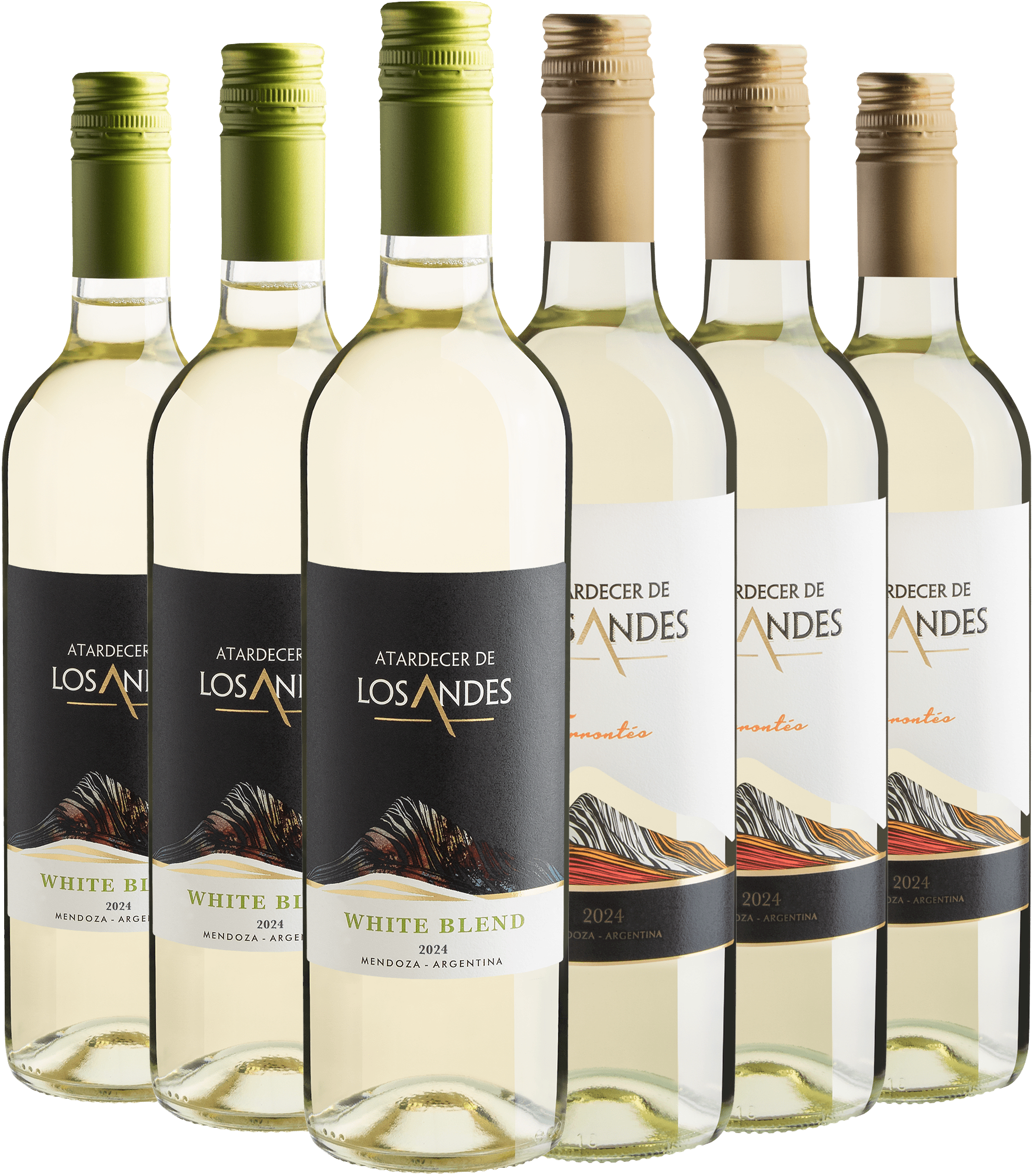 Kit Atardecer De Los Andes | 3 White Blend + 3 Torrontés por R$28,90 cada garrafa