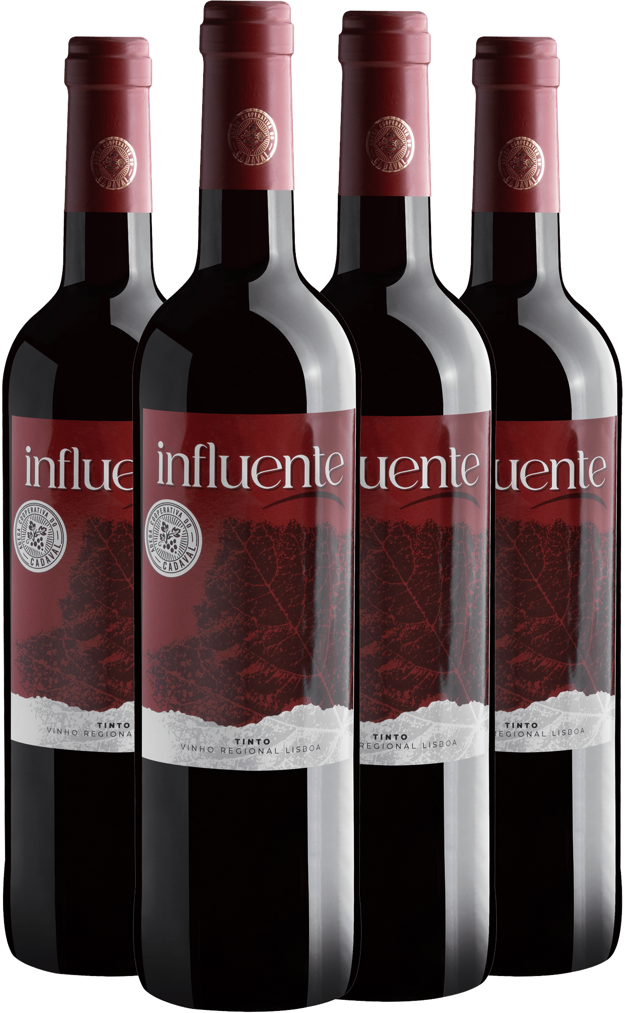 Kit 4 Influente Tinto Vinho Regional Lisboa