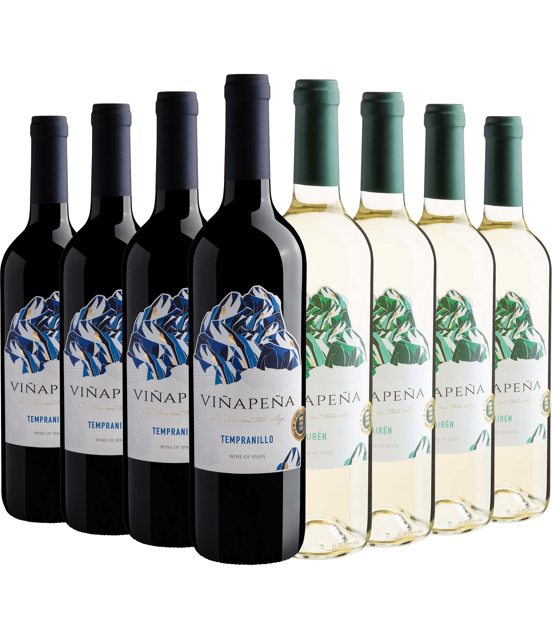 Kit Linha Viñapeña | 4 Tinto + 4 Branco