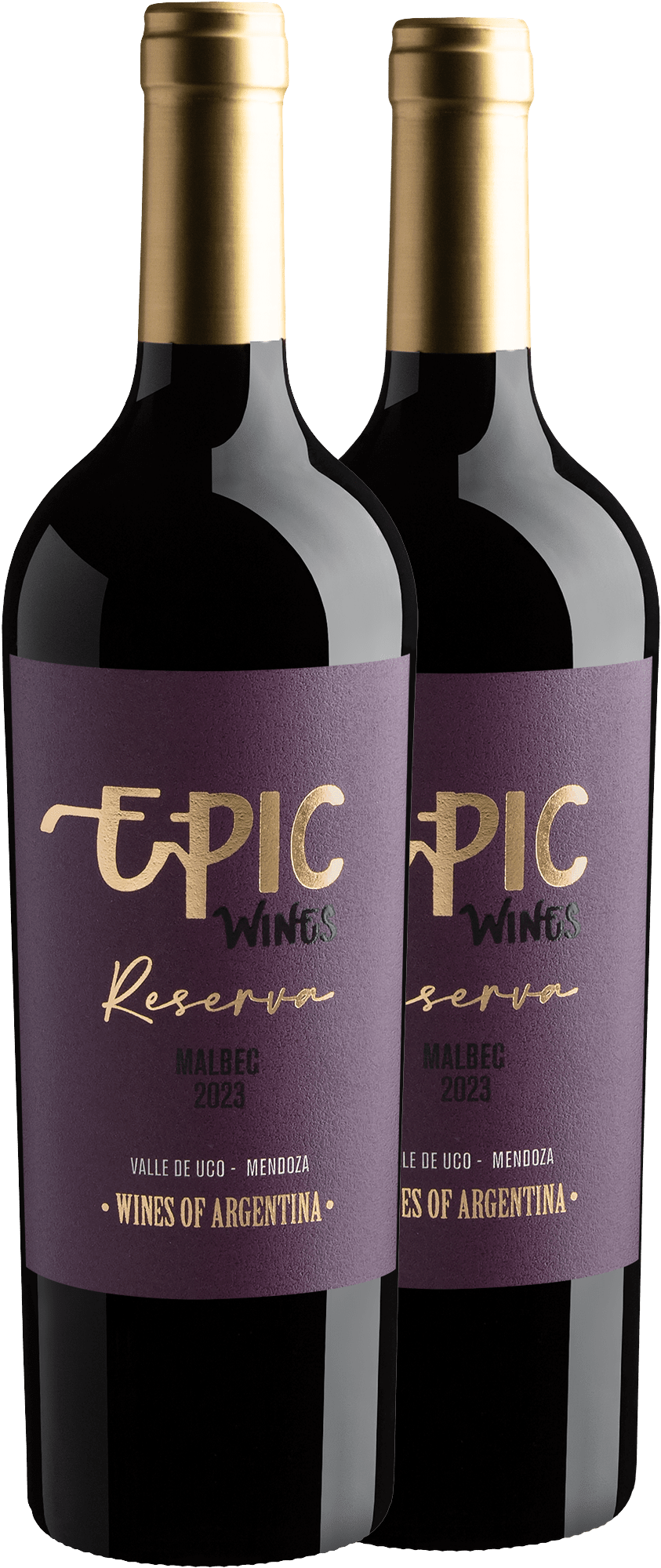 Kit 2 Belhara Estate Epic Wines Malbec Reserva por R$49,90 cada garrafa
