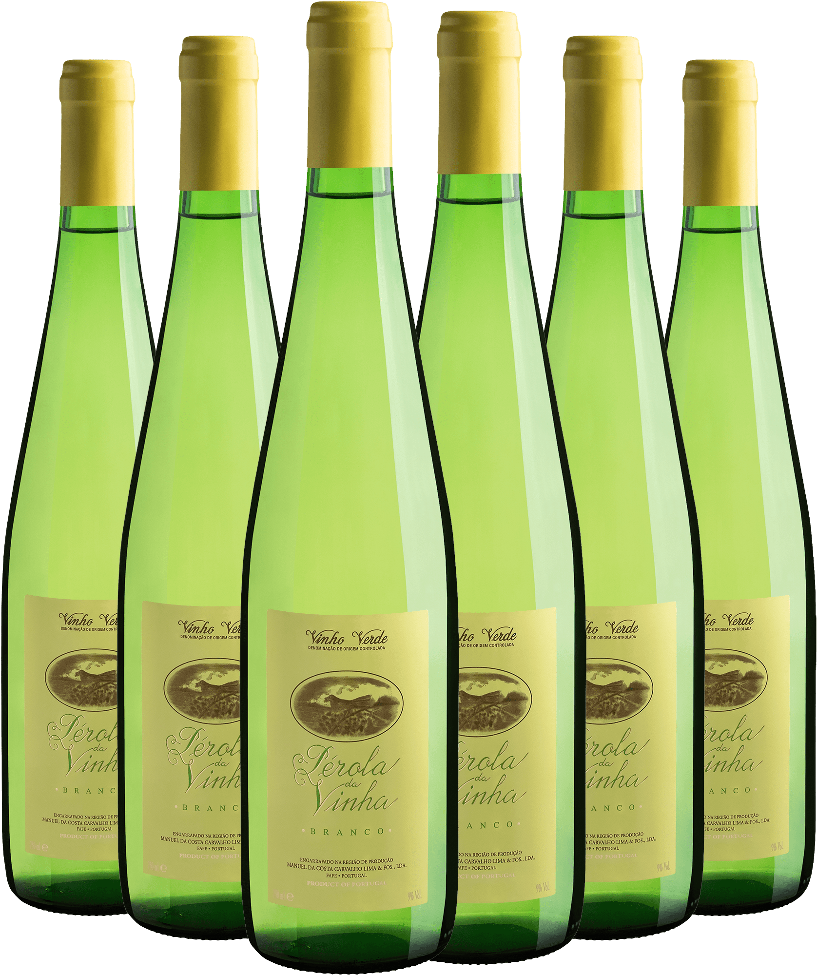 Kit 6 Pérola da Vinha Vinho Verde DOC por R$42,90 cada garrafa