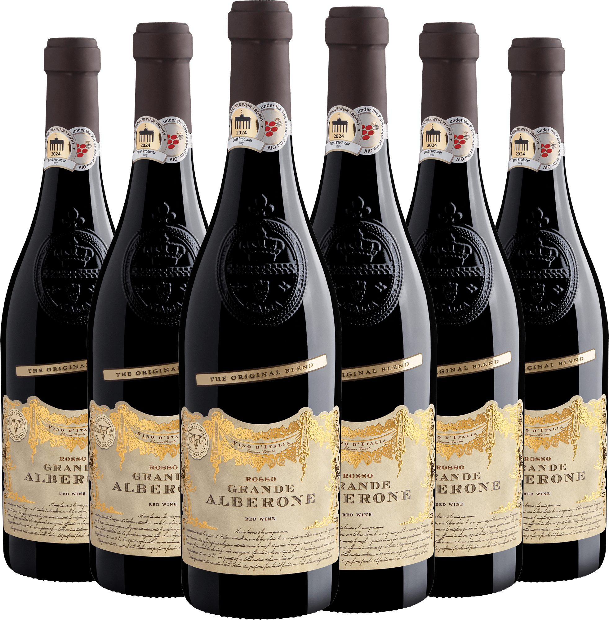 Kit 6 Grande Alberone Vino Rosso d'Italia