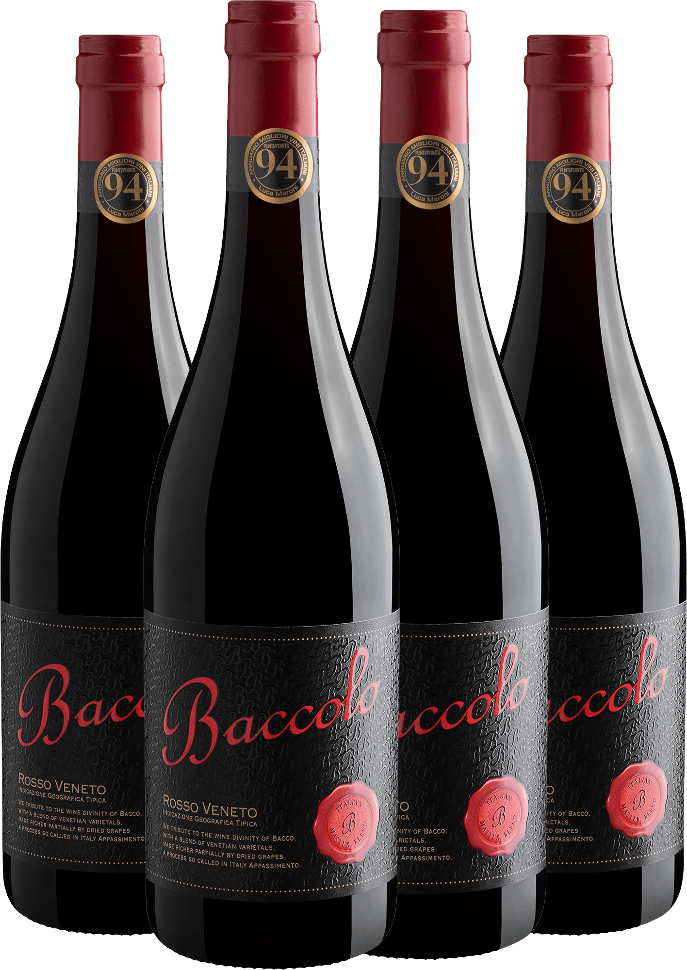 Kit 4 Baccolo Apassimento Rosso Veneto IGT