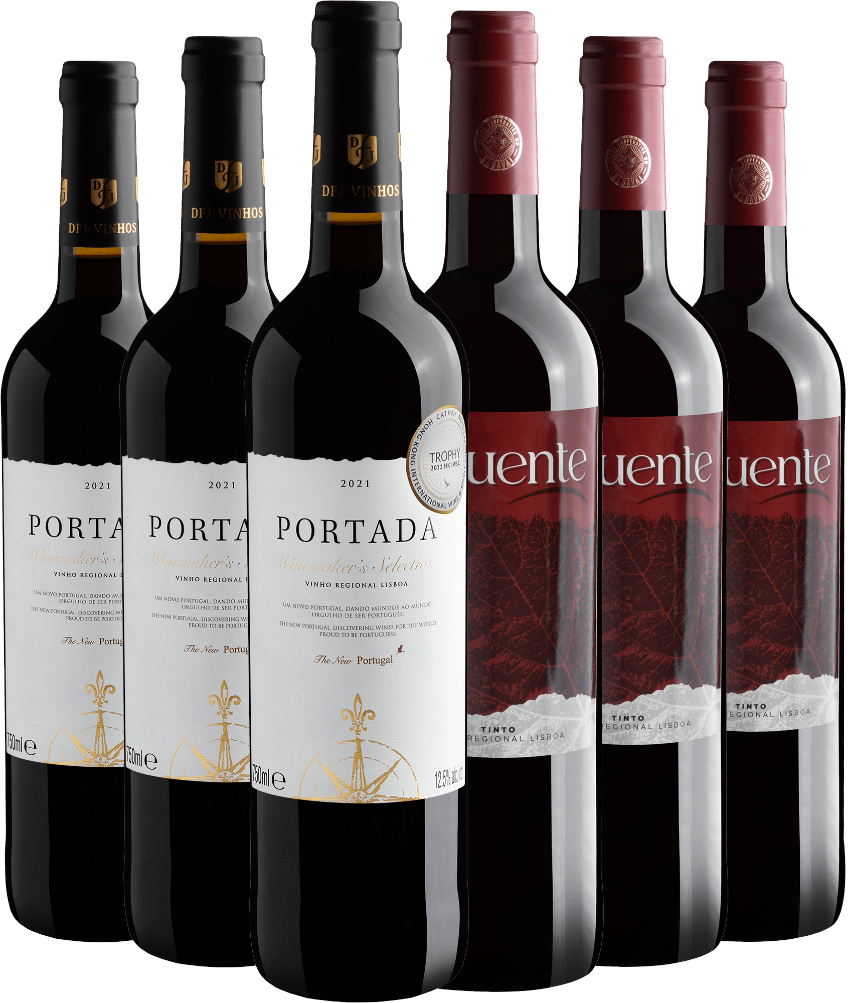 Kit Portugueses Premiados | 3 Portada Winemaker’s + 3 Influente*