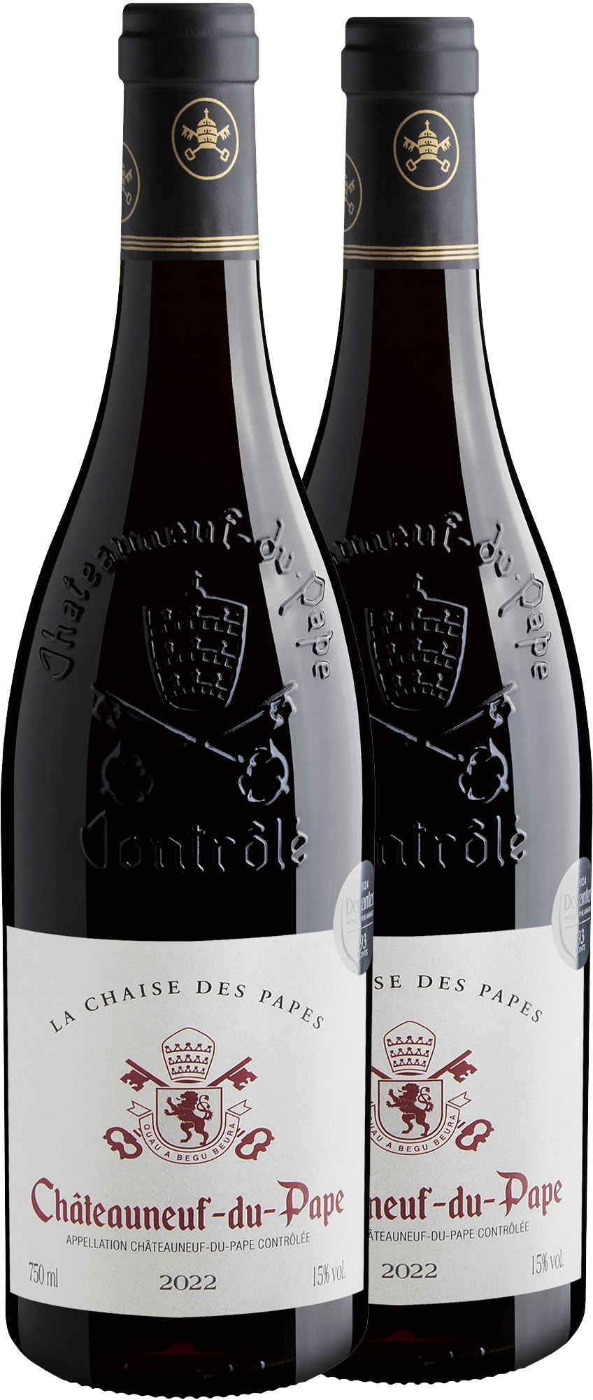 Kit 2 La Chaise des Papes Châteauneuf-du-Pape AOC
