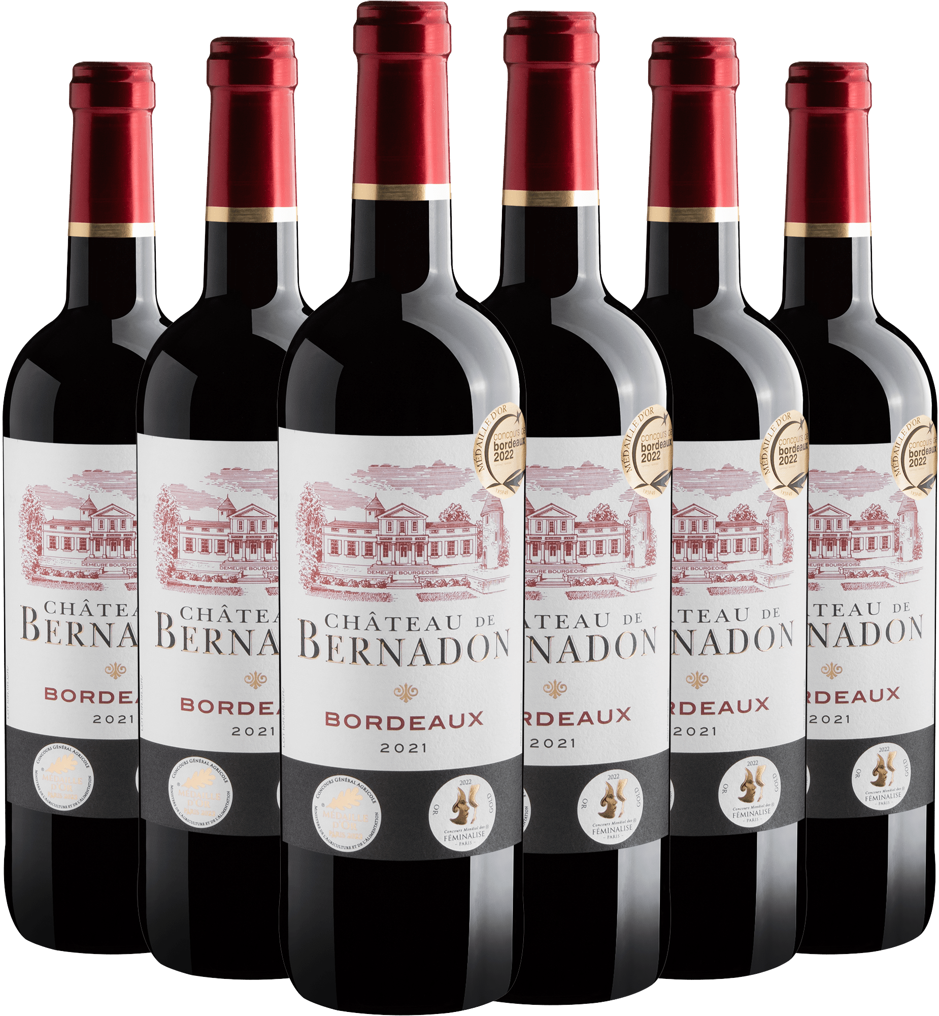 Kit 6 Château de Bernardon Bordeaux AOP