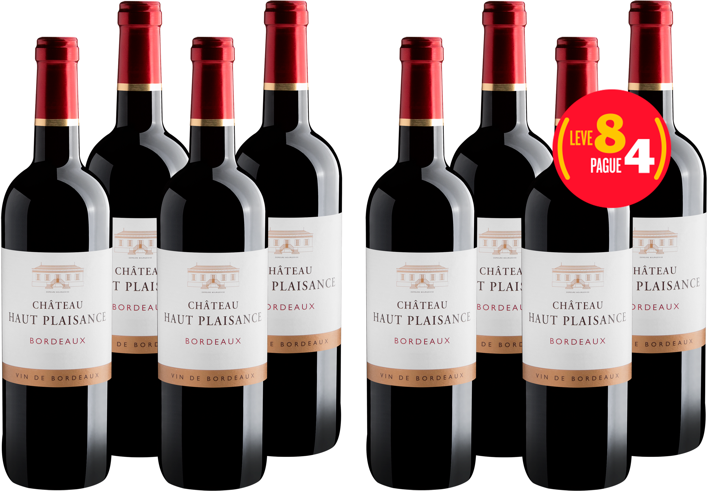 Kit Leve 8 Pague 4 Château Haut Plaisance Bordeaux AOP