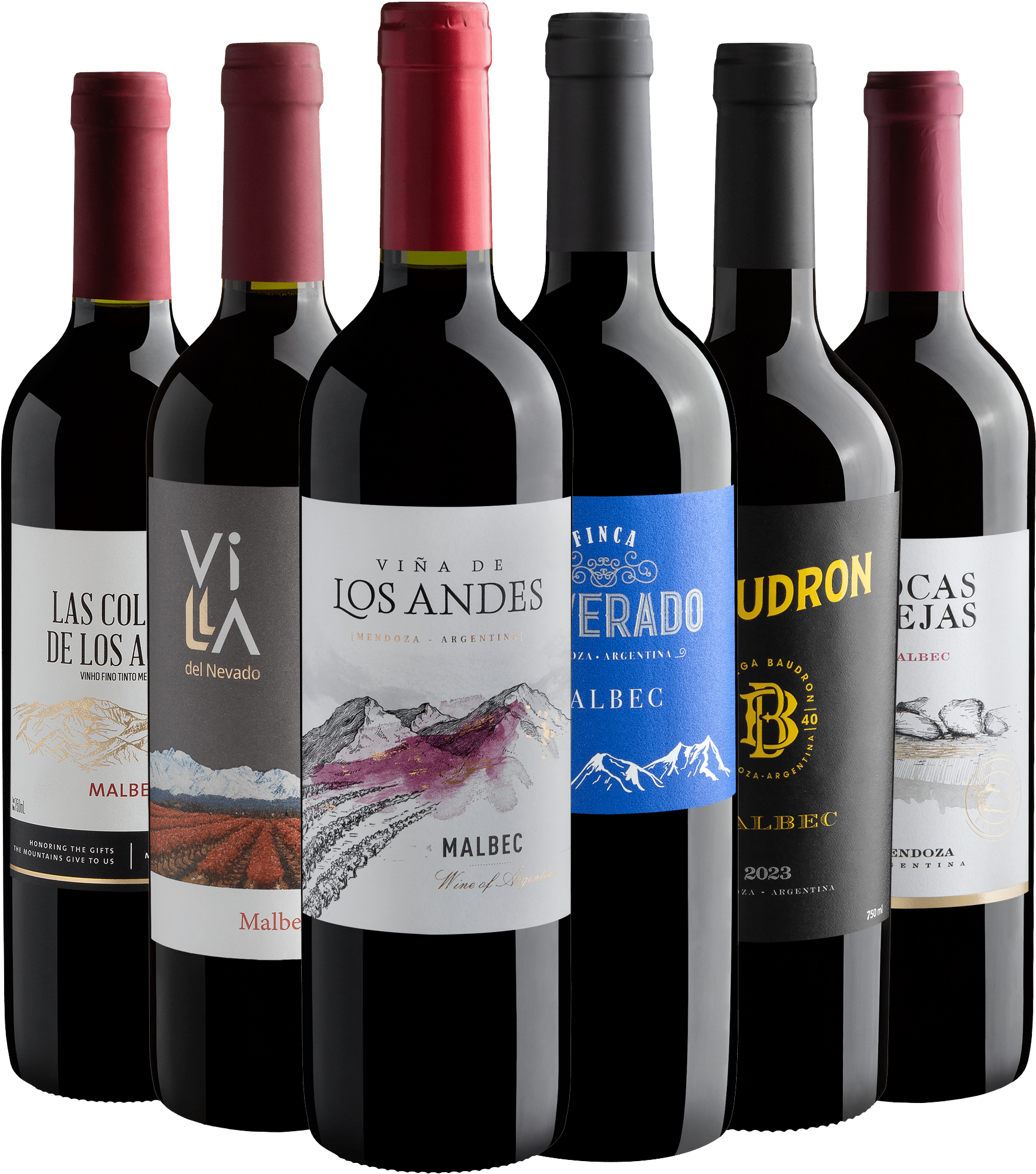 Kit 6 Malbecs Best Sellers por R$26,90 cada garrafa*