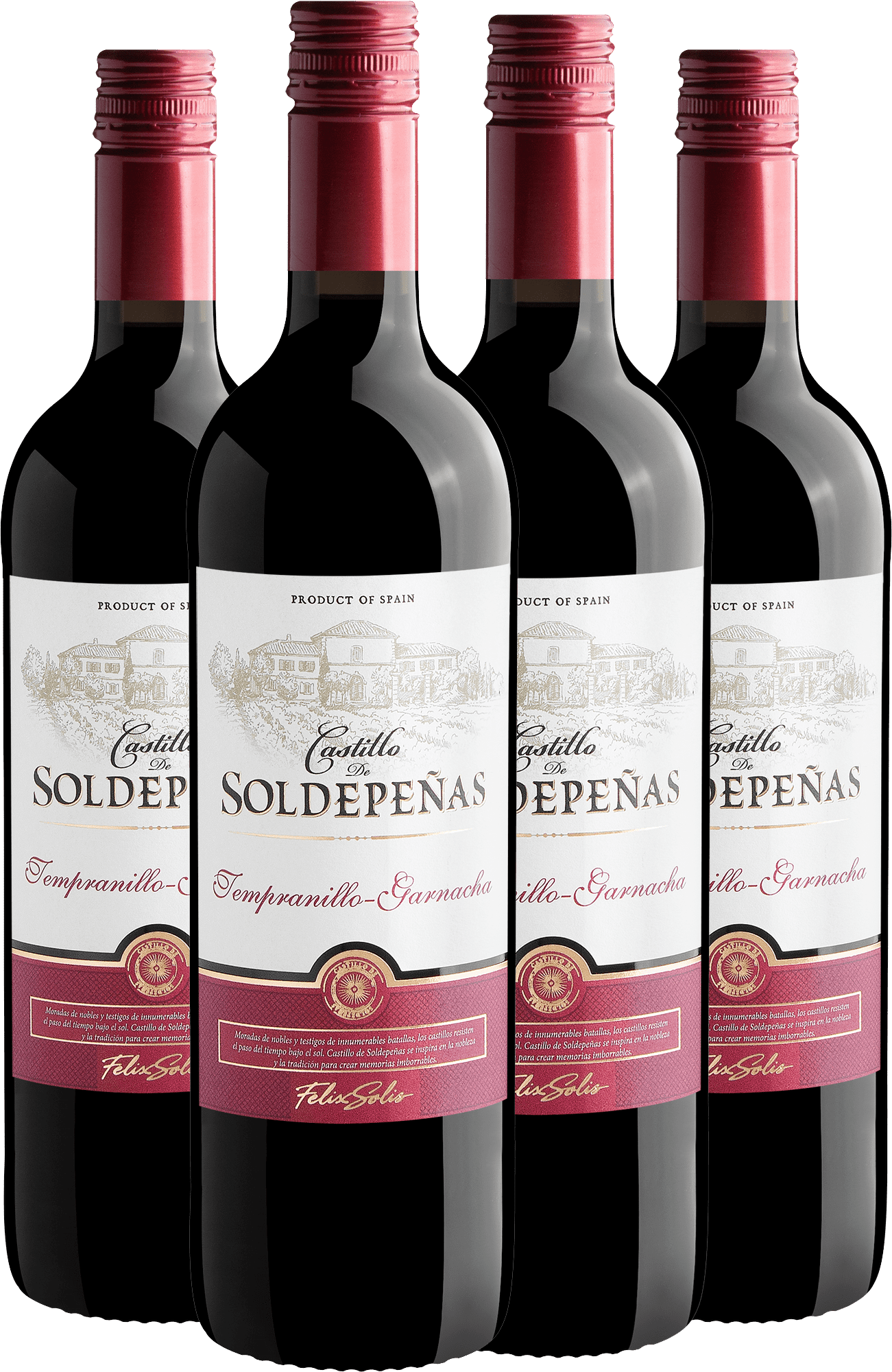 Kit 4 Castillo De Soldepeñas Tempranillo-Garnacha