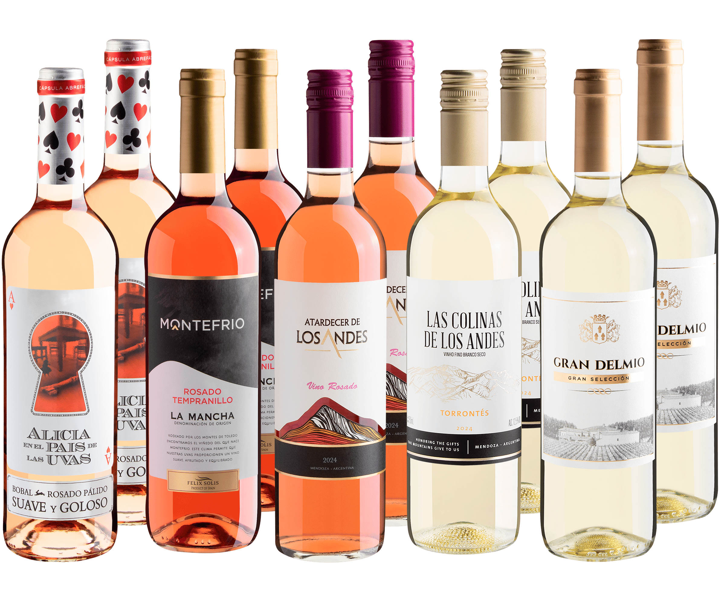 Kit 10 Refrescantes em Dobro com Alicia en el Pais de Las Uvas por R$29,90 cada garrafa