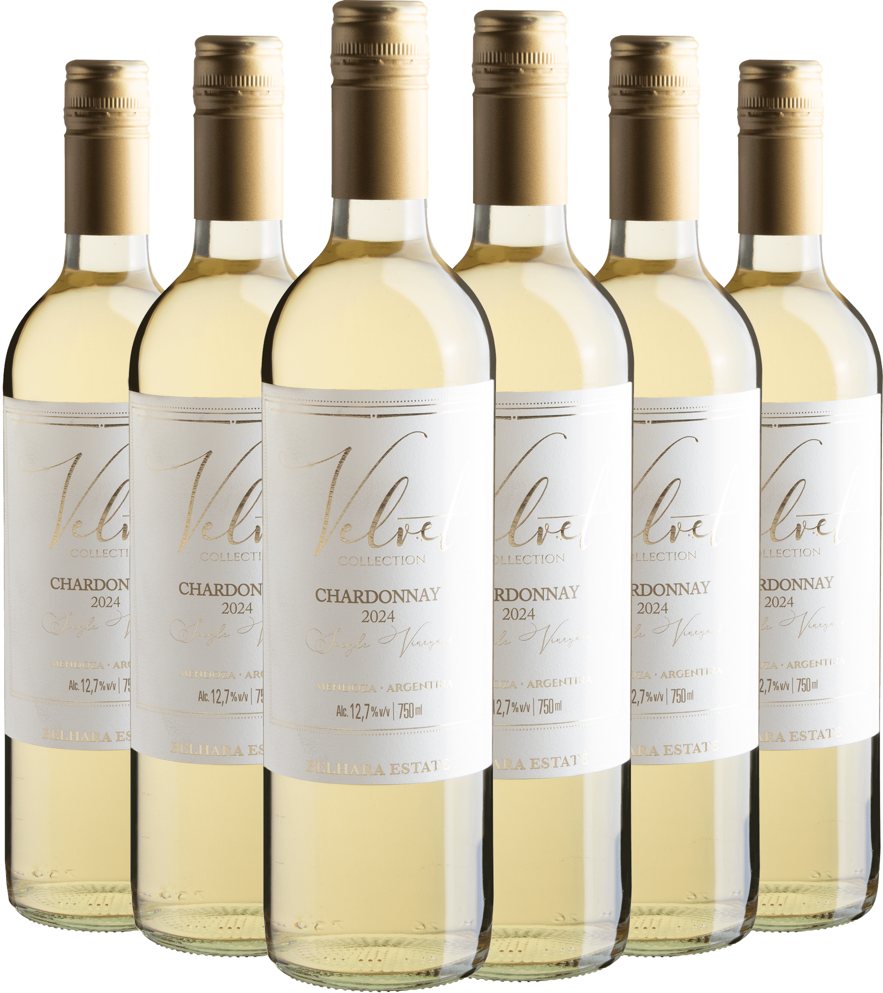 Kit 6 Belhara Estate Velvet Collection Chardonnay